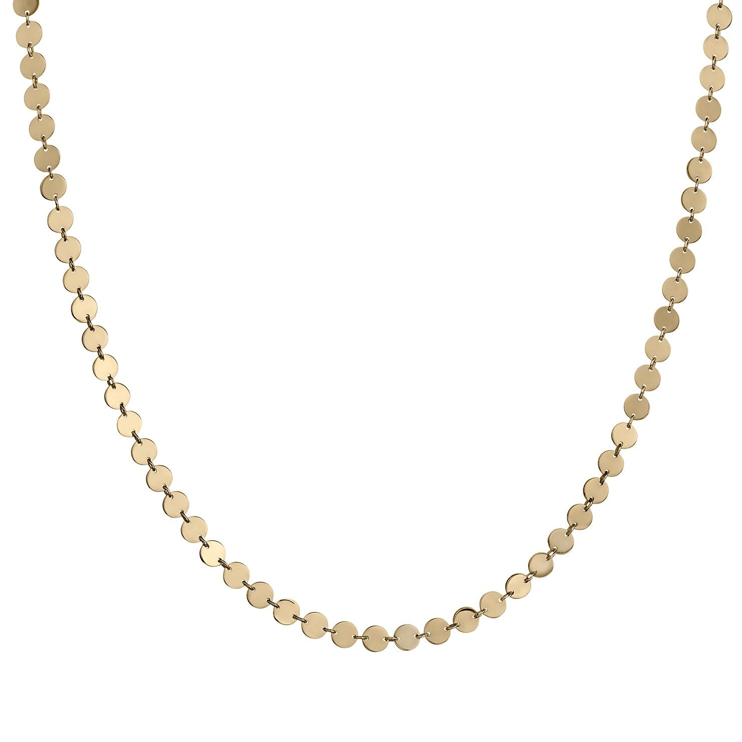 CIRCLET MIRROR CHAIN NECKLACE