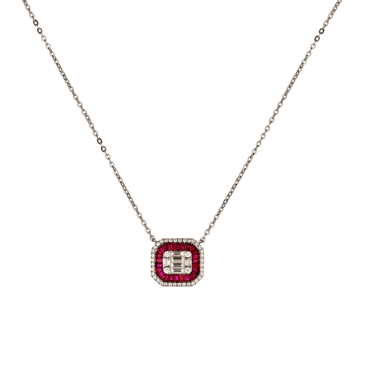RUBY & DIAMOND NECKLACE