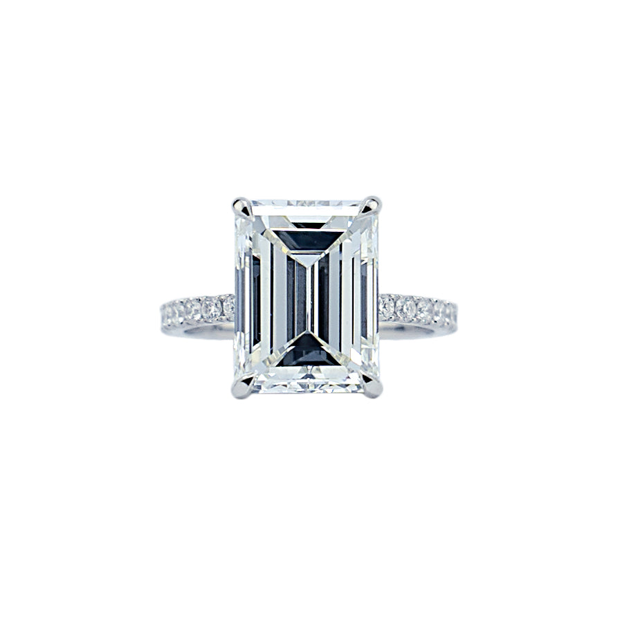 Emerald Cut Diamond Ring