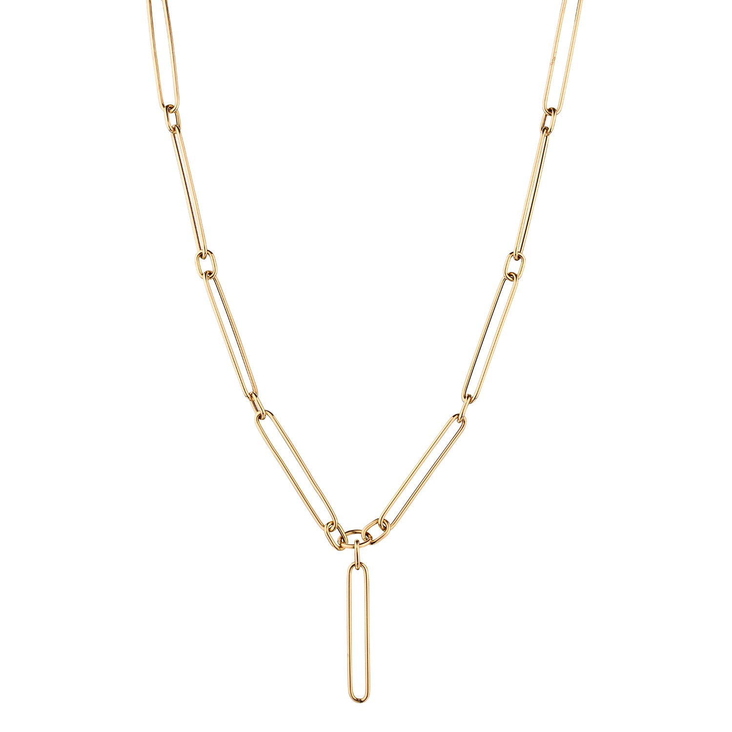 ELONGATED OVAL LINK LARIAT