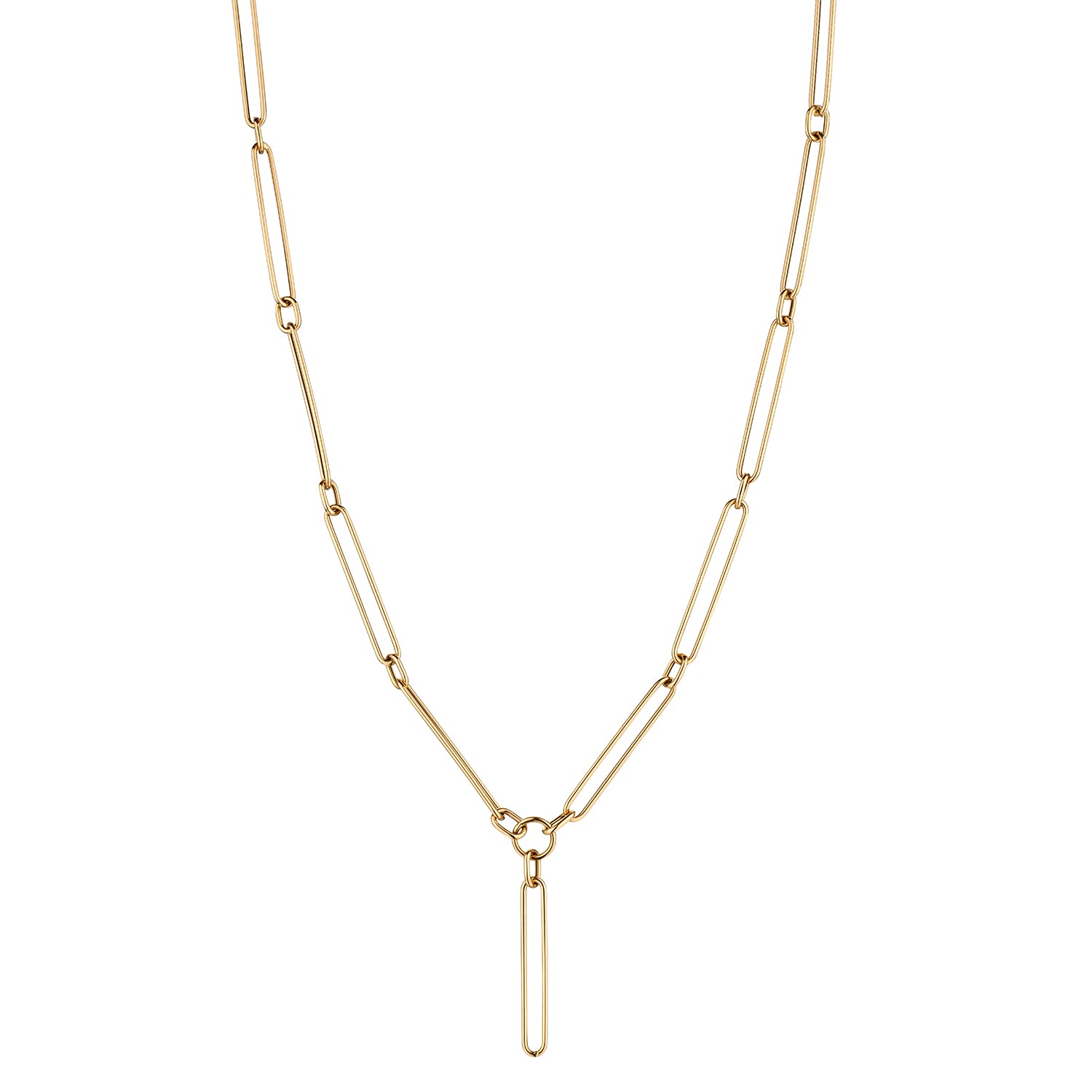 ELONGATED OVAL LINK LARIAT