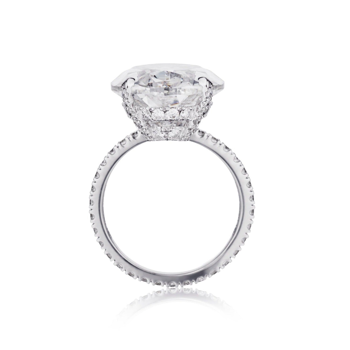 OVAL CUT DIAMOND RING