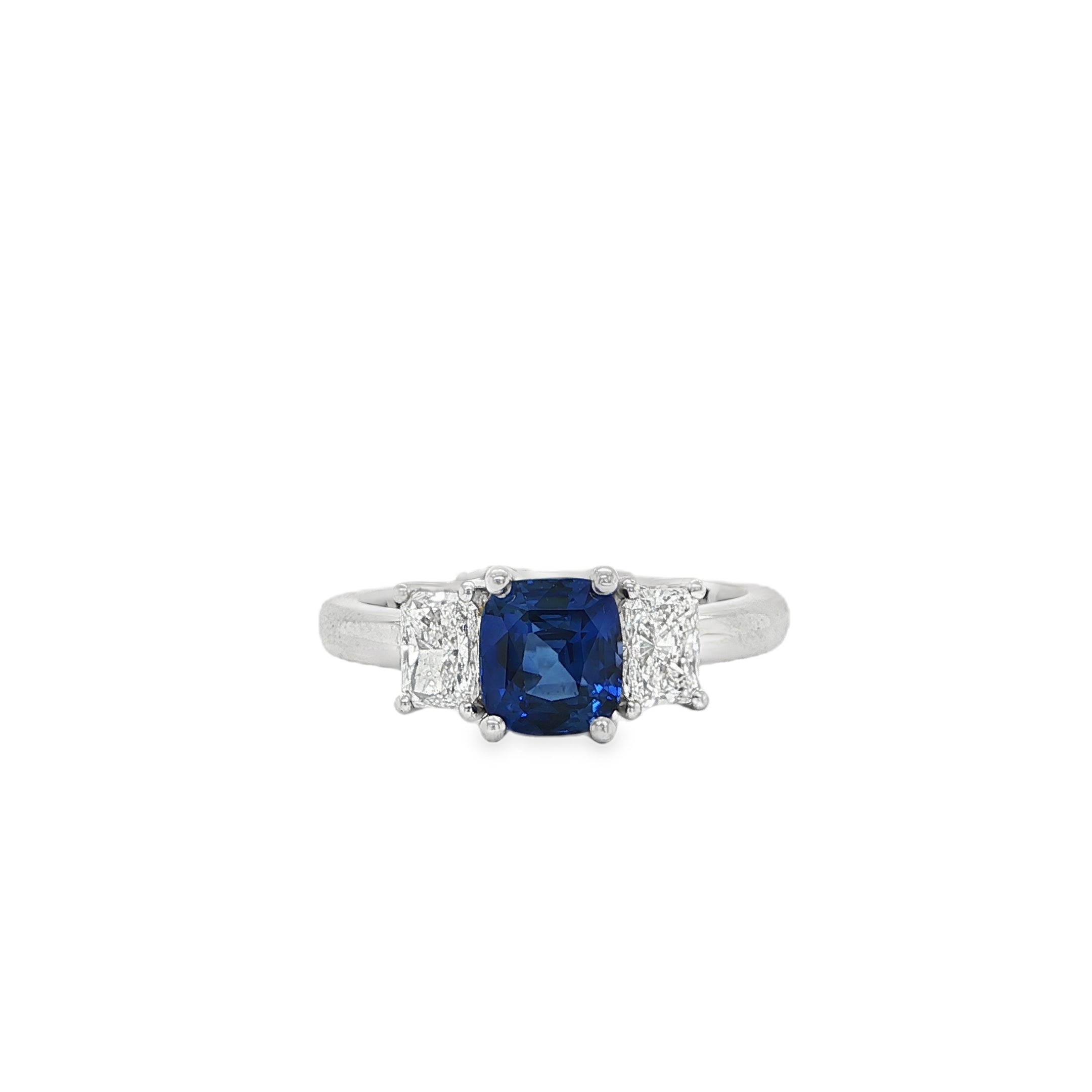 SAPPHIRE & DIAMOND TRILOGY RING