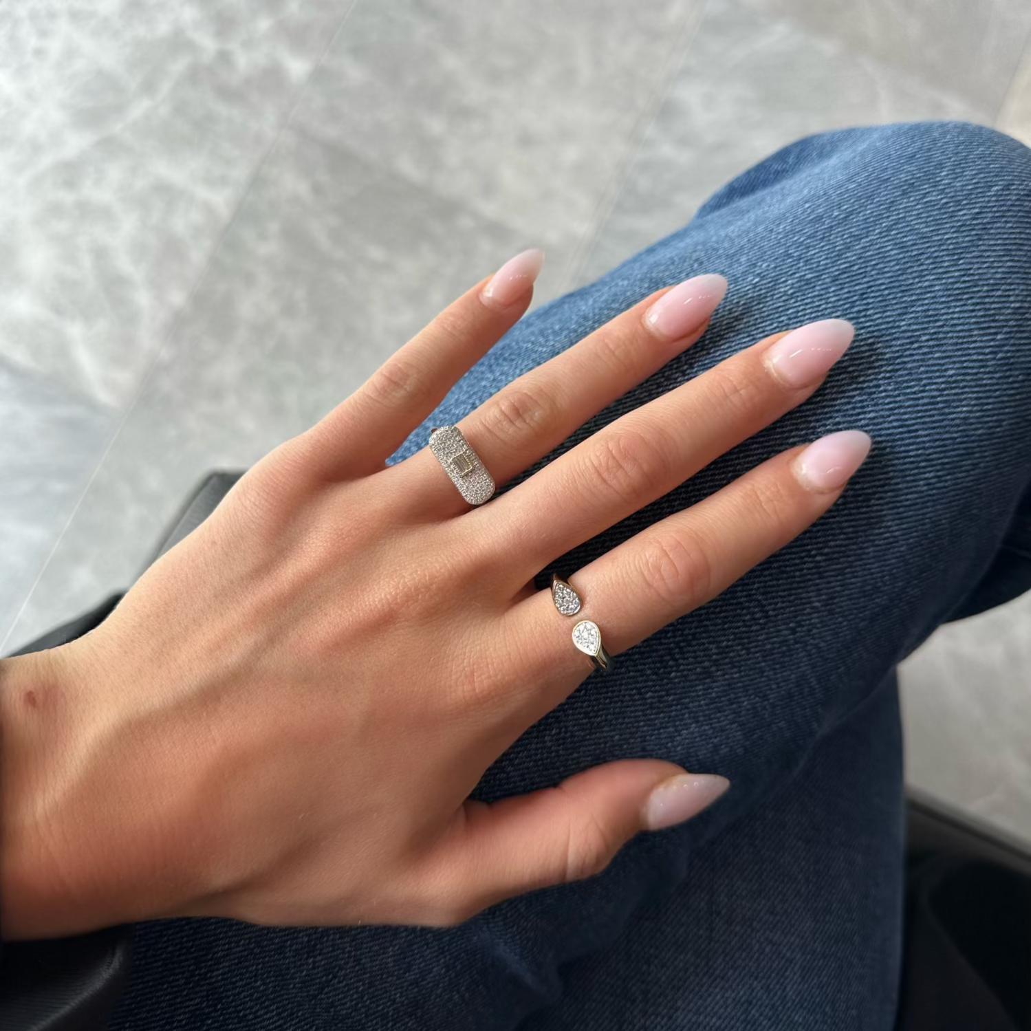 BAGUETTE & PAVÉ RING