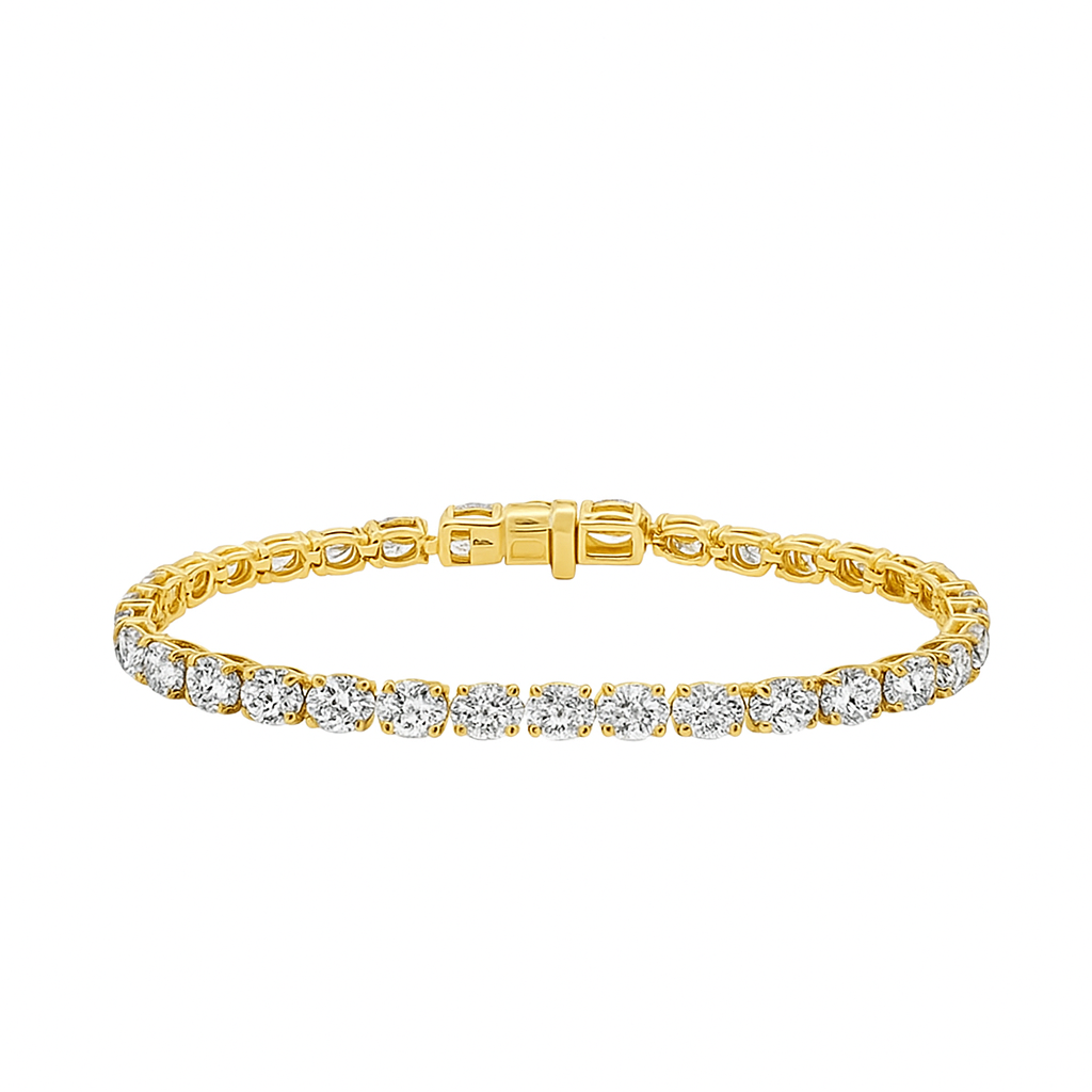 LAB OVAL CUT TENNIS BRACELET