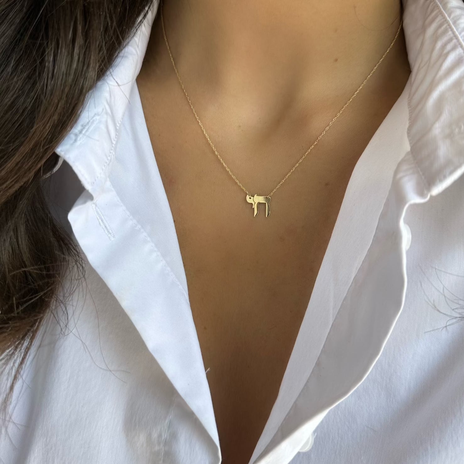 GOLD CHAI NECKLACE