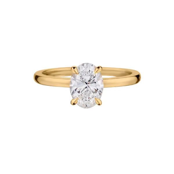 OVAL CUT DIAMOND RING