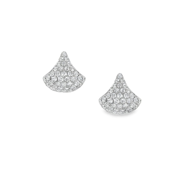 Diamond Huggie Earrings