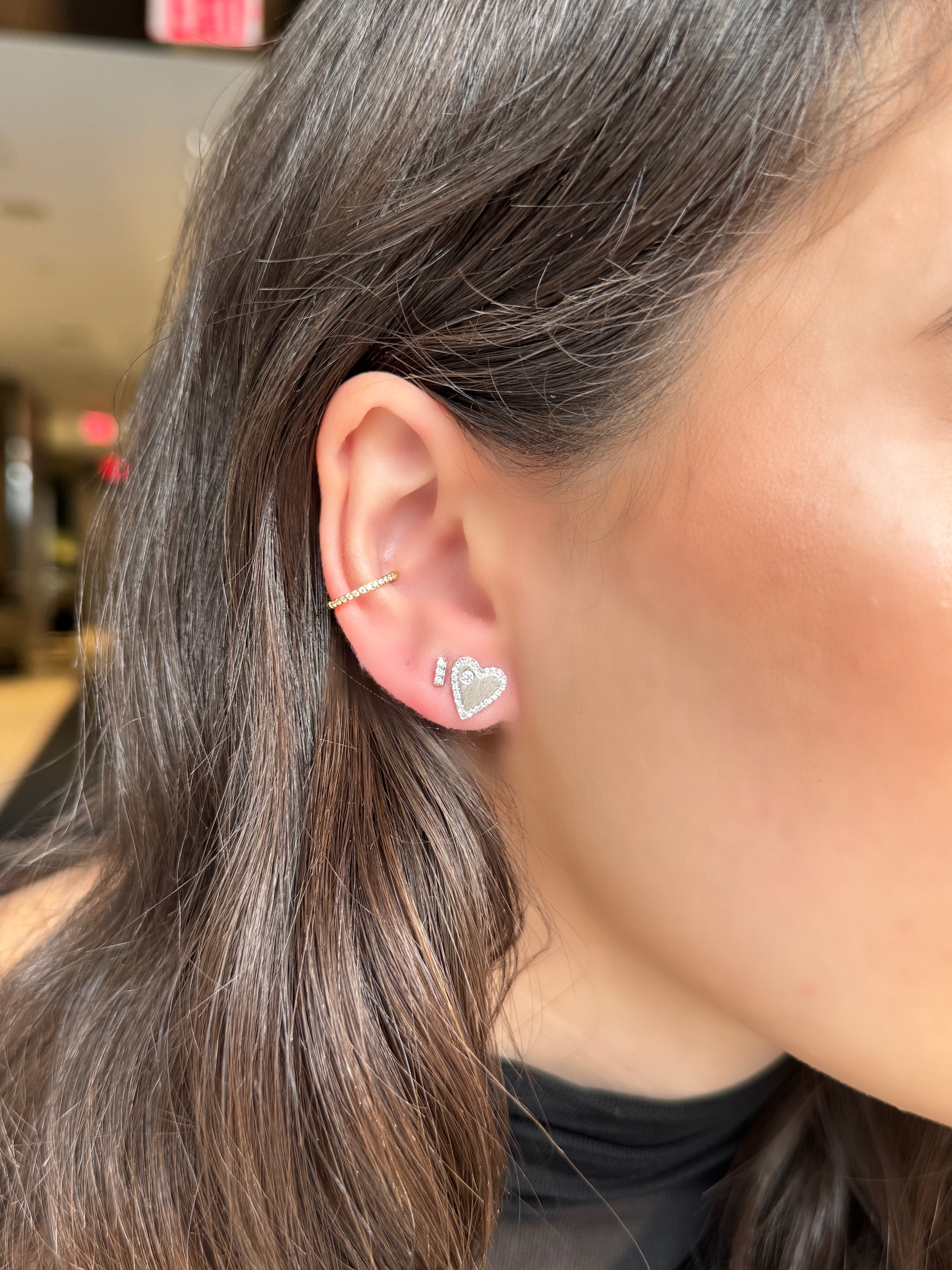 MINI DIAMOND BAR STUDS