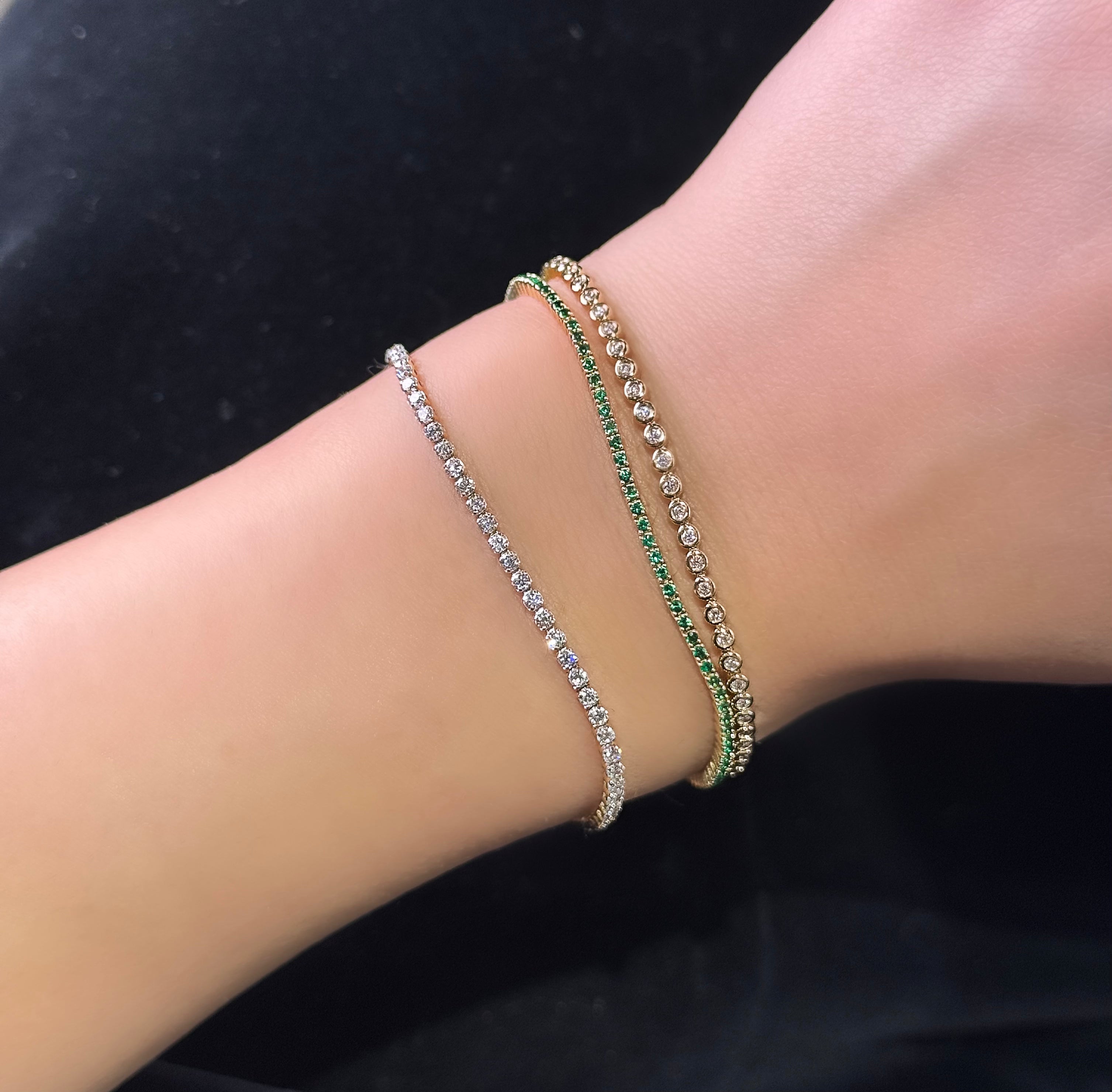 EMERALD TENNIS BRACELET