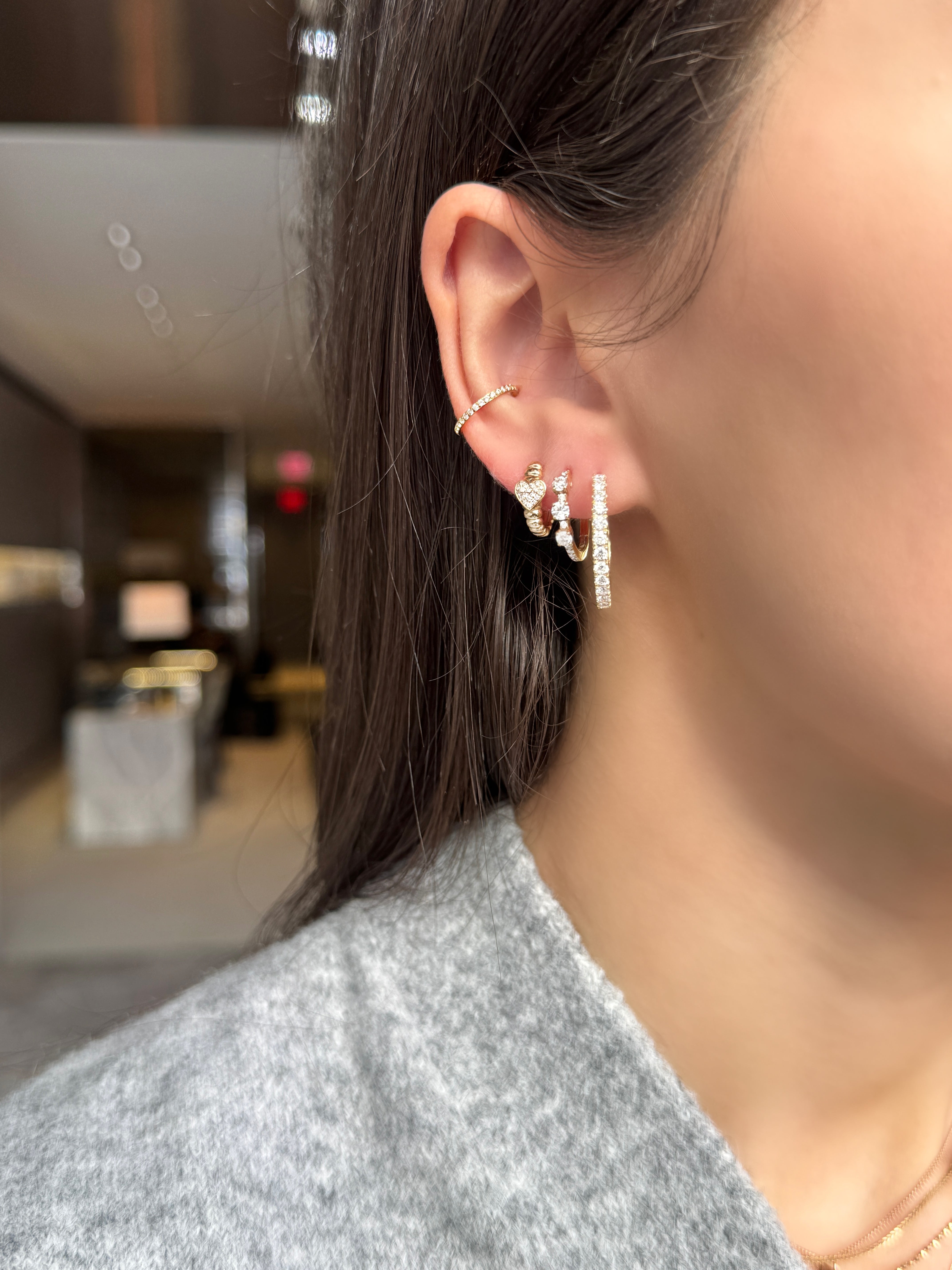 LAB GROWN DIAMOND HUGGIES