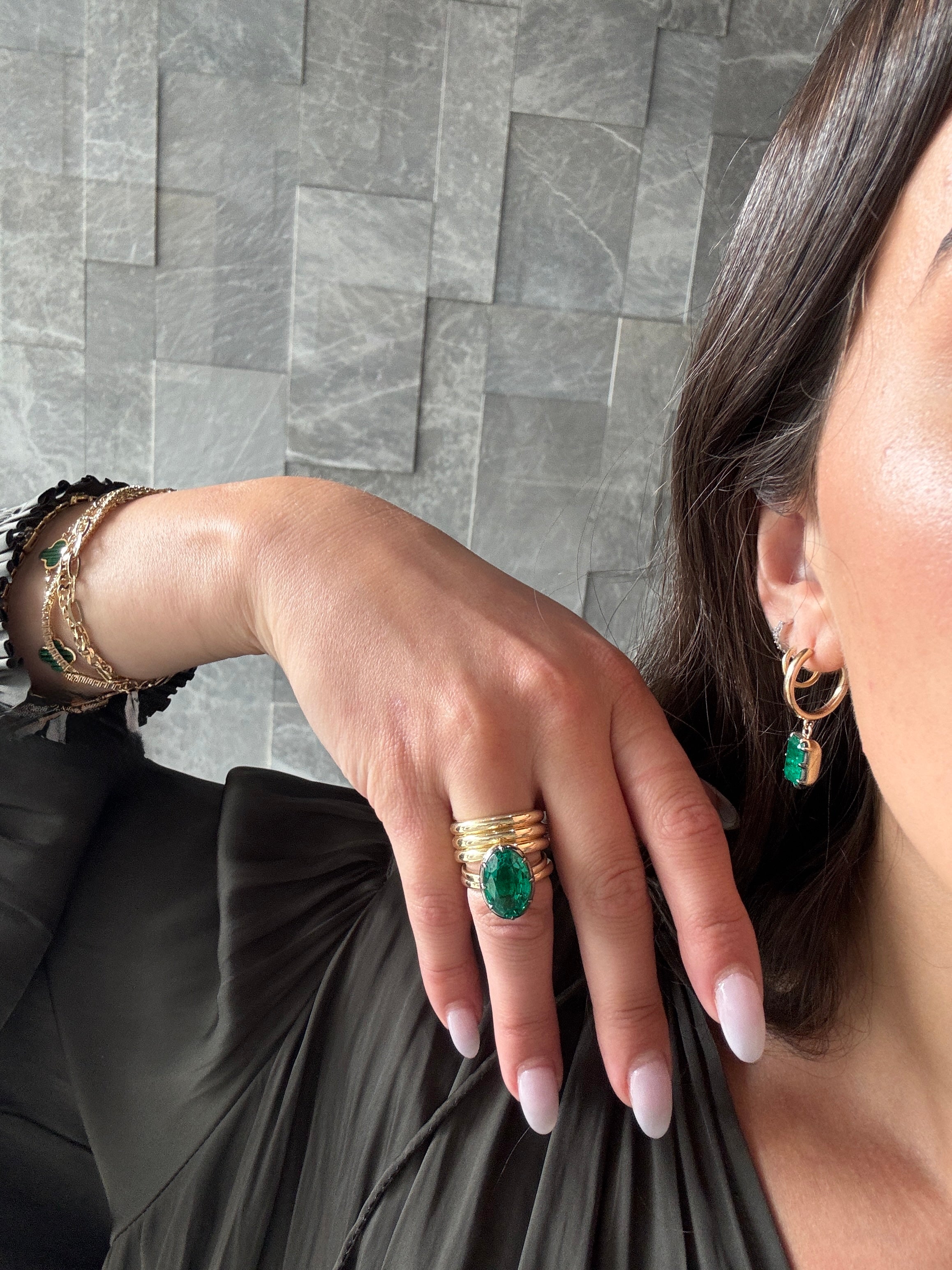 TRIPLE RIDGE DOMED RING