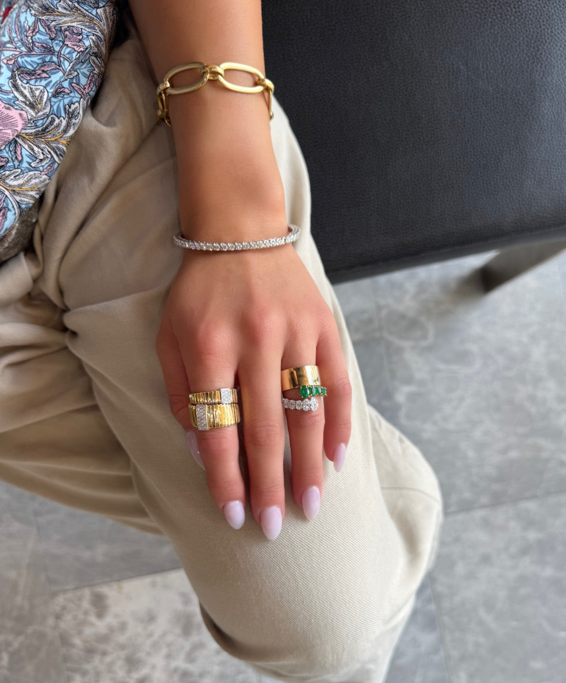 Gold Diamond Wrap Ring