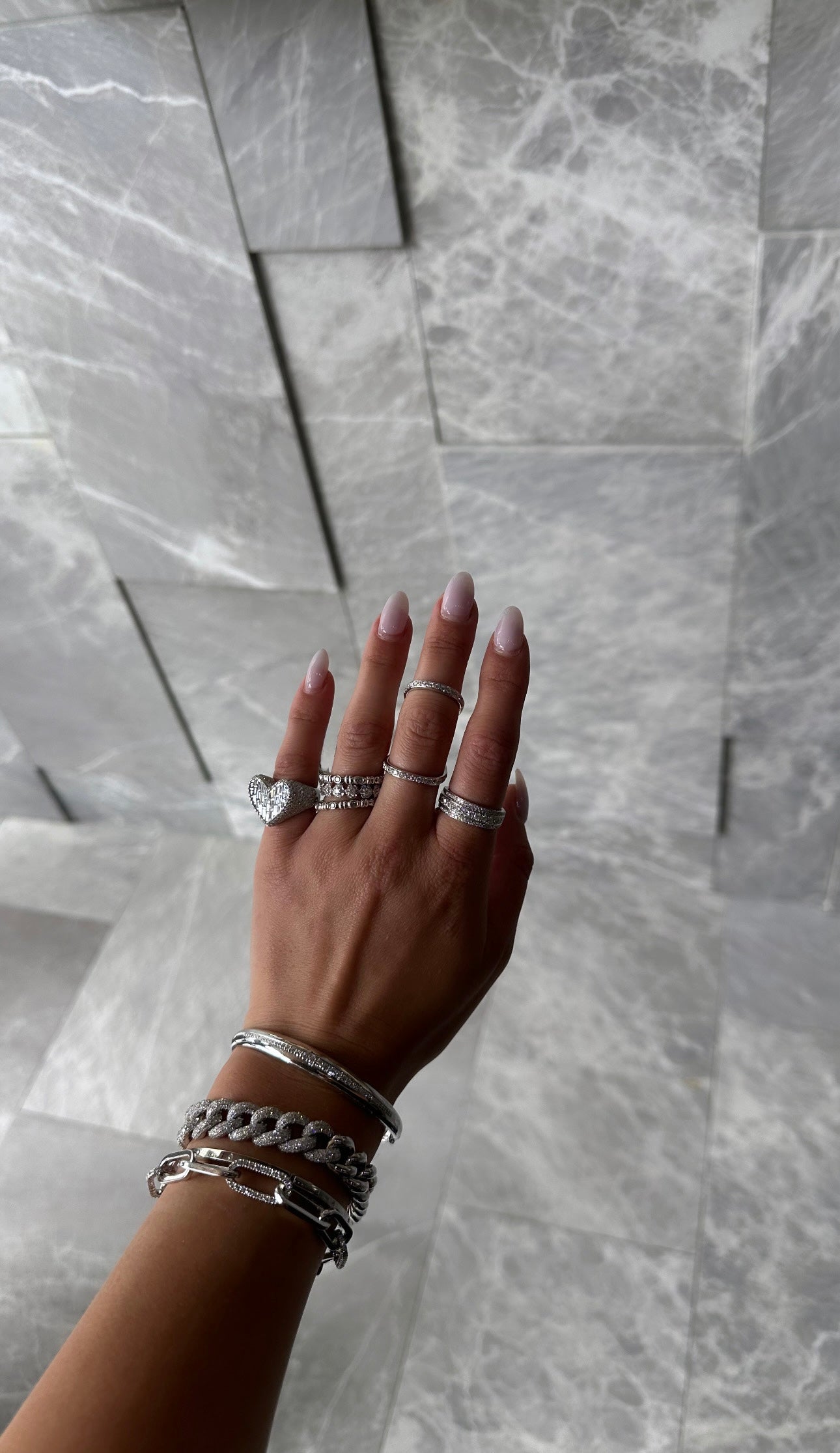 DIAMOND CLUSTER FLOWER RING