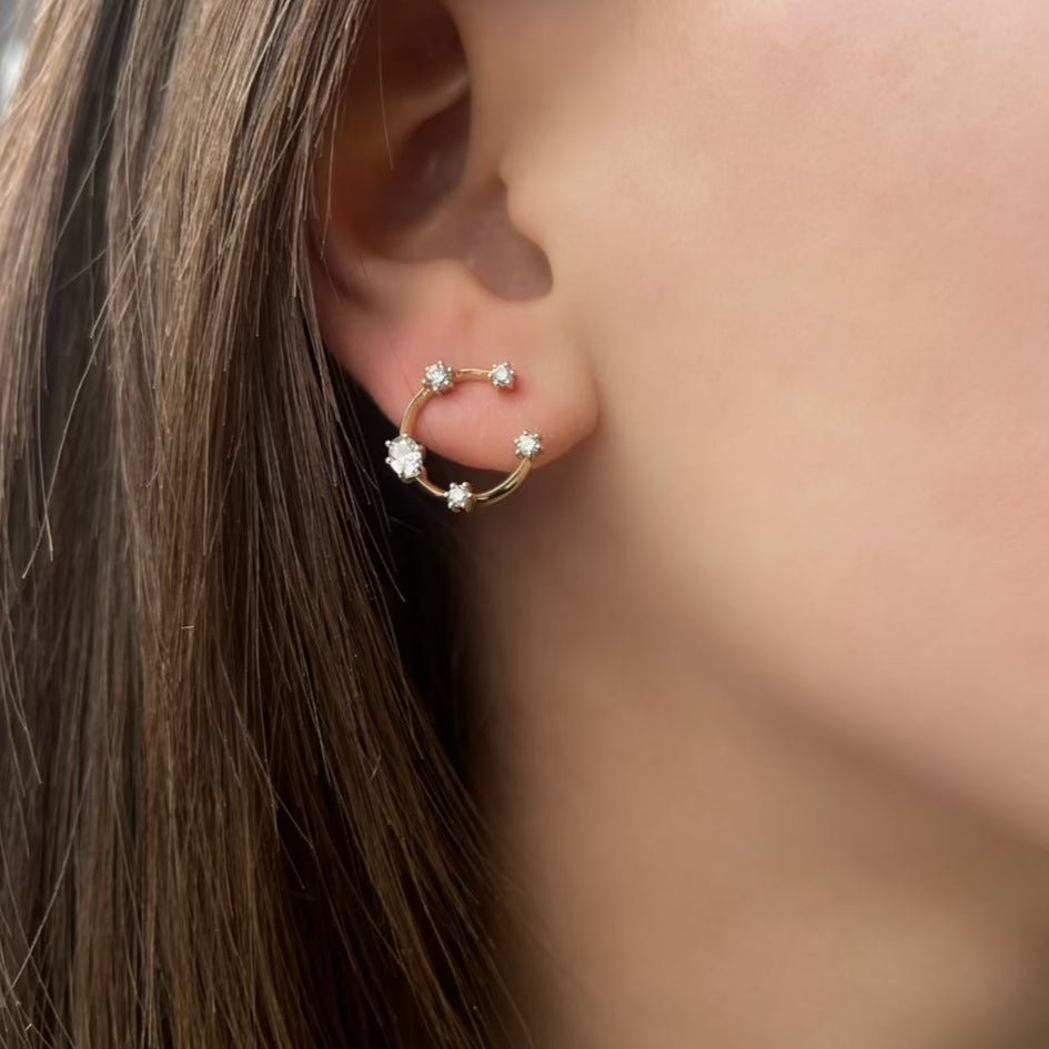 DIAMOND CONSTELLATION EARRINGS