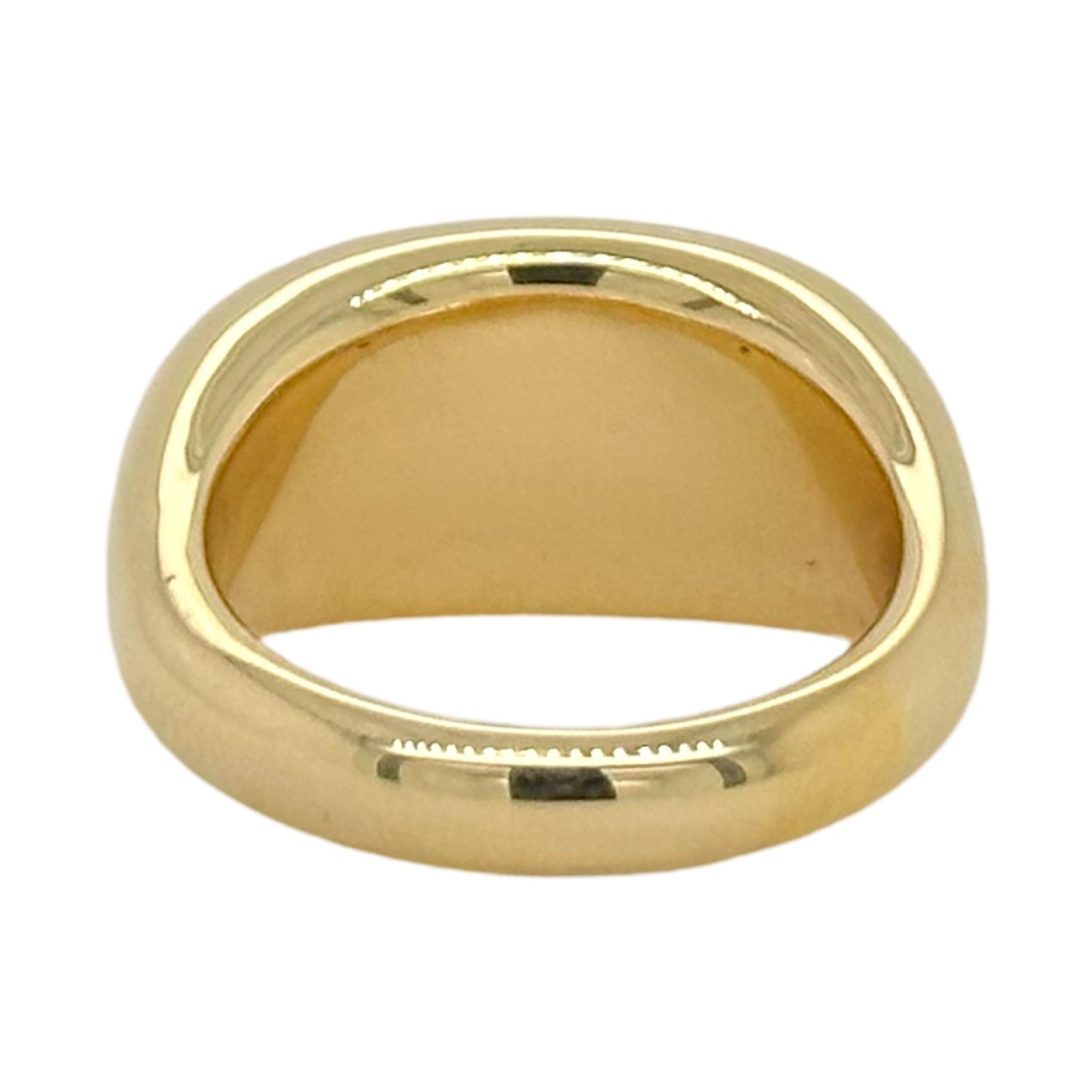 CHUNKY DOMED GOLD STATEMENT RING