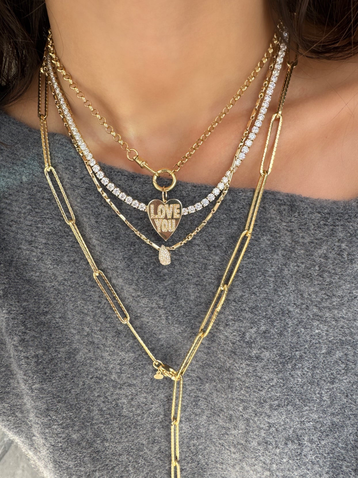 'LOVE YOU' LOCKET CHARM