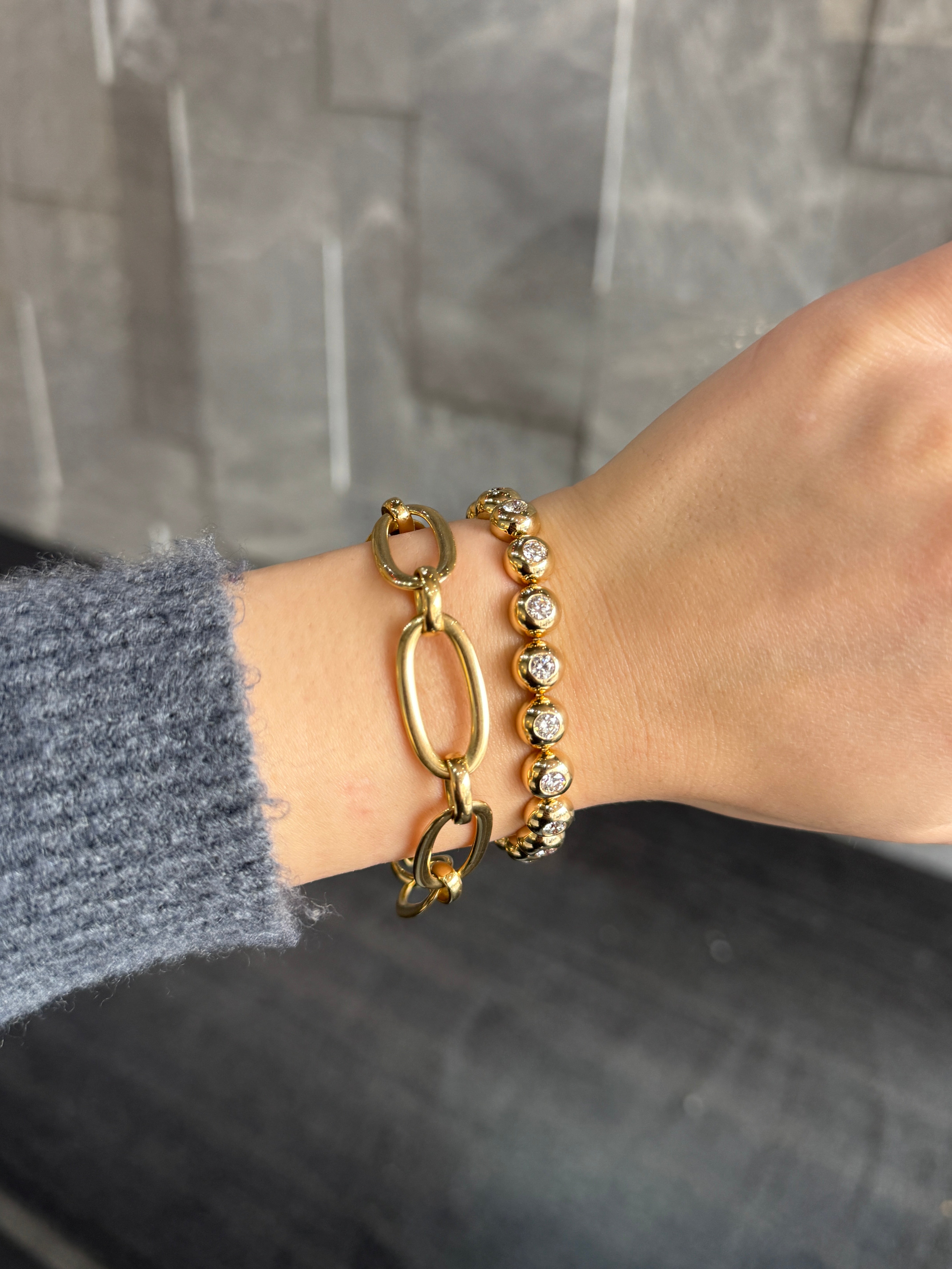 OVAL LINK BRACELET