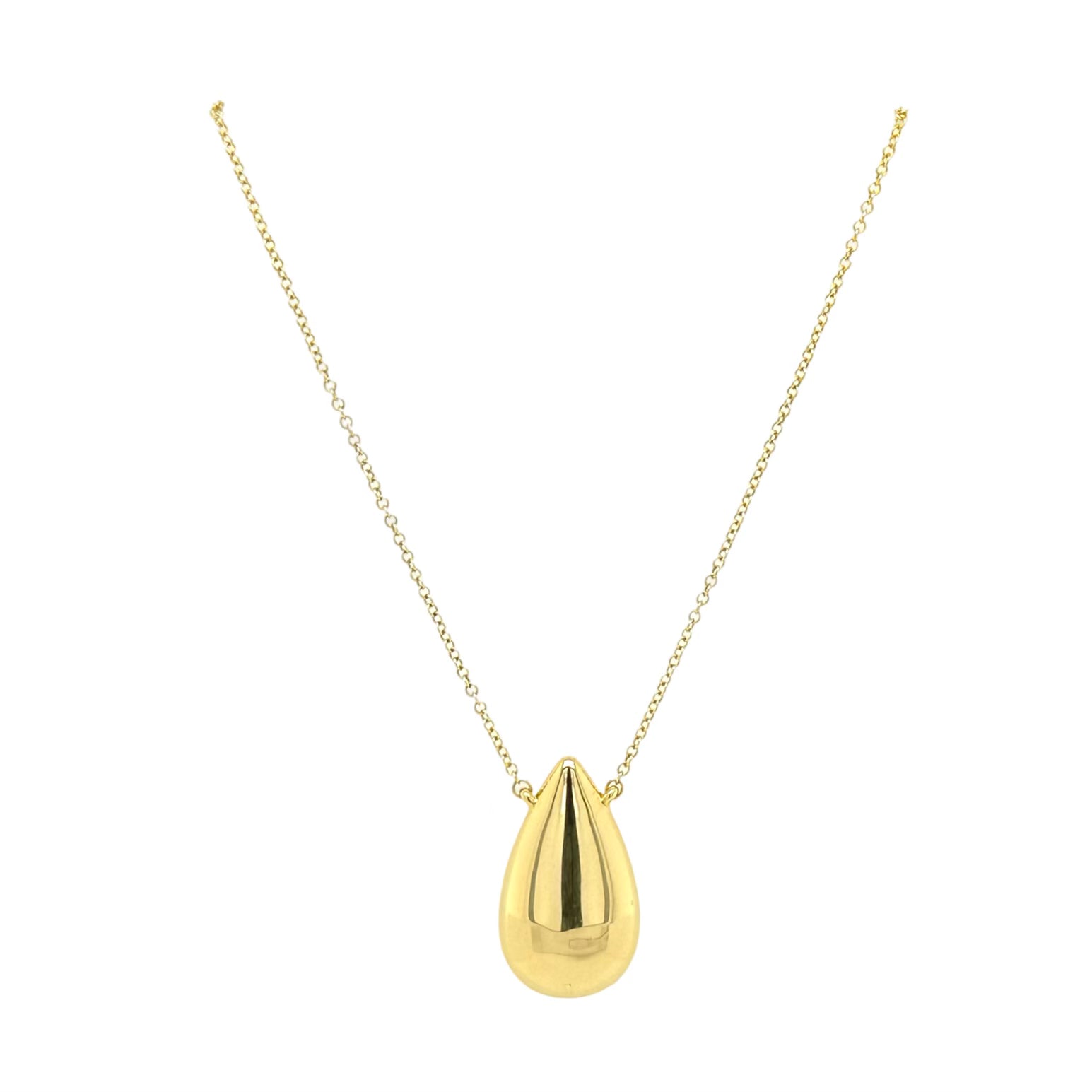 GOLD DROP PENDANT NECKLACE