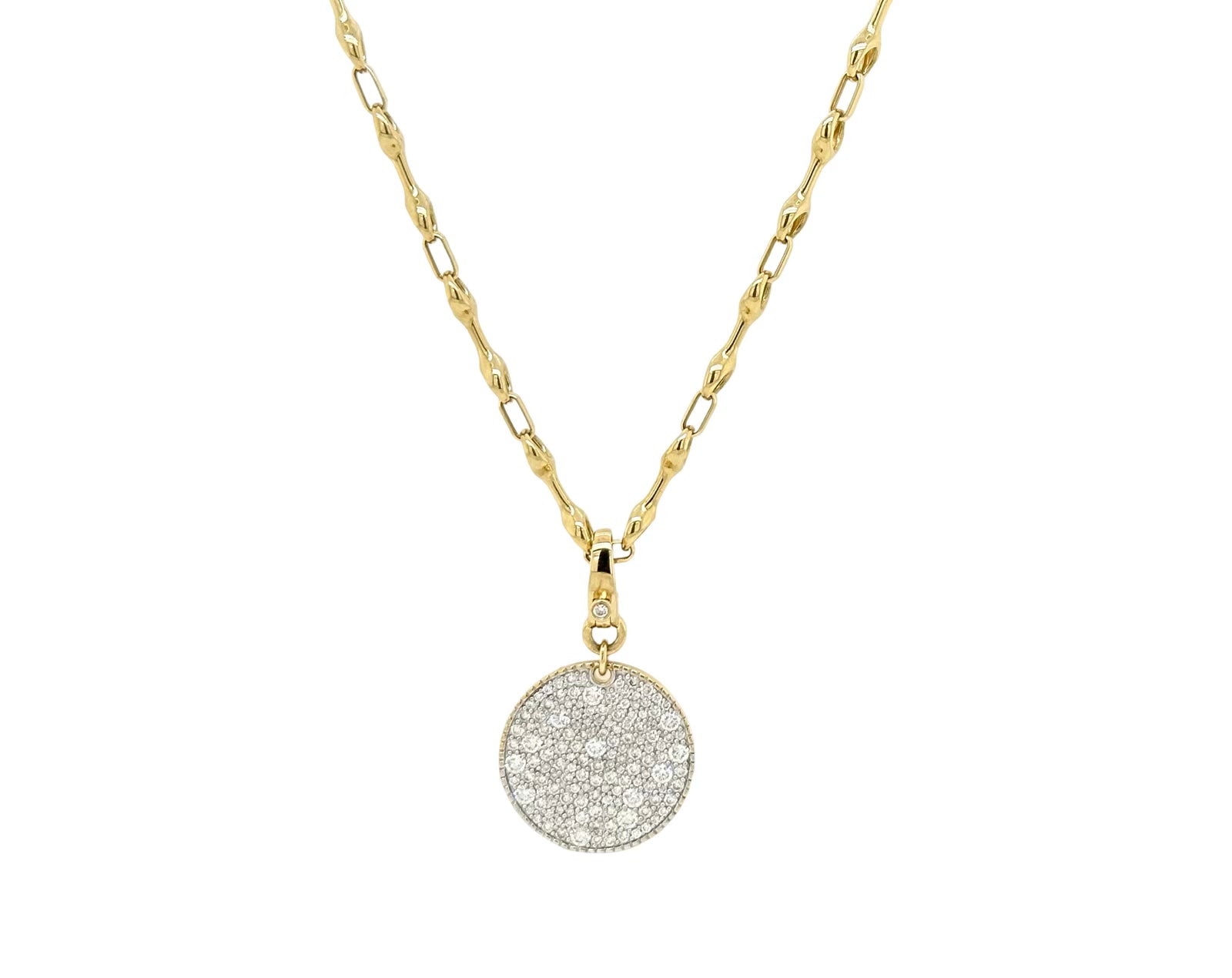 PAVÉ DIAMOND DISC CHARM