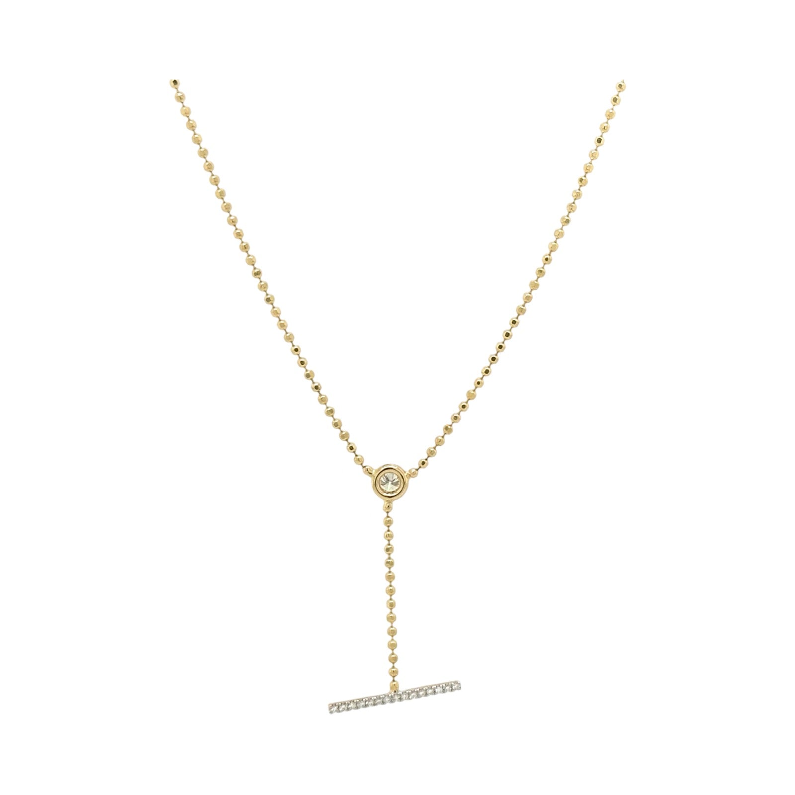 DIAMOND TOGGLE NECKLACE