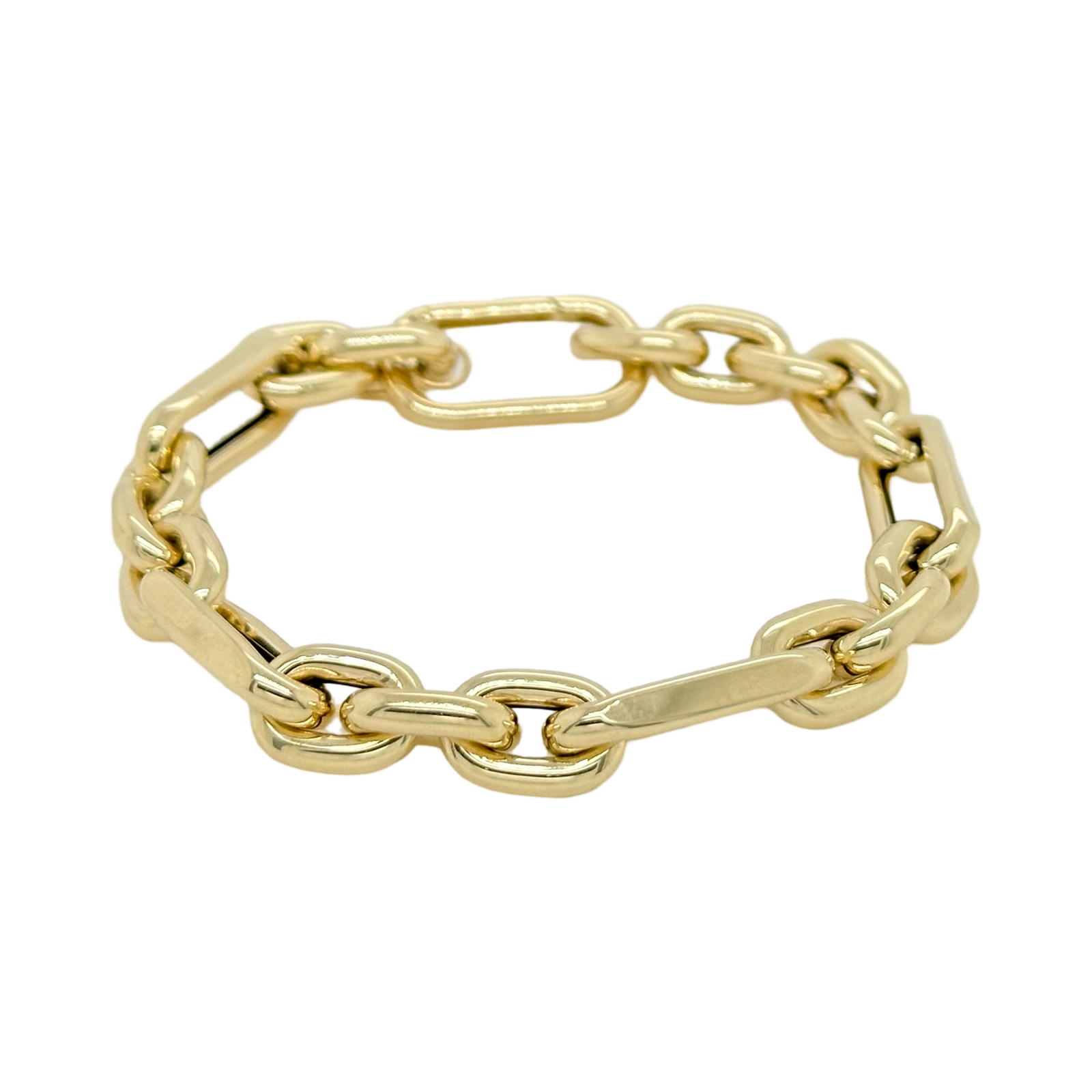 ROUND & OVAL LINK BRACELET