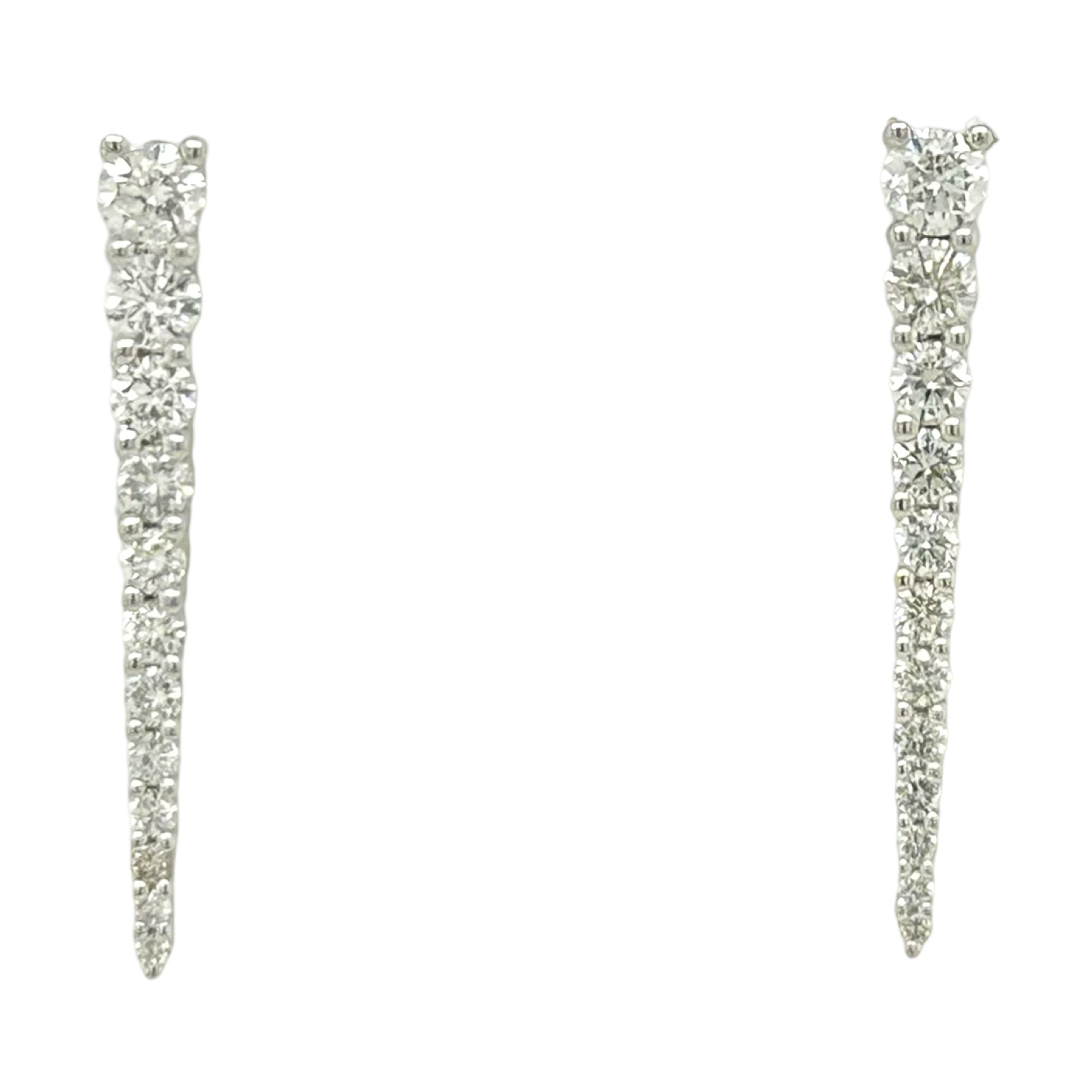 DIAMOND SPIKE DROP EARRINGS