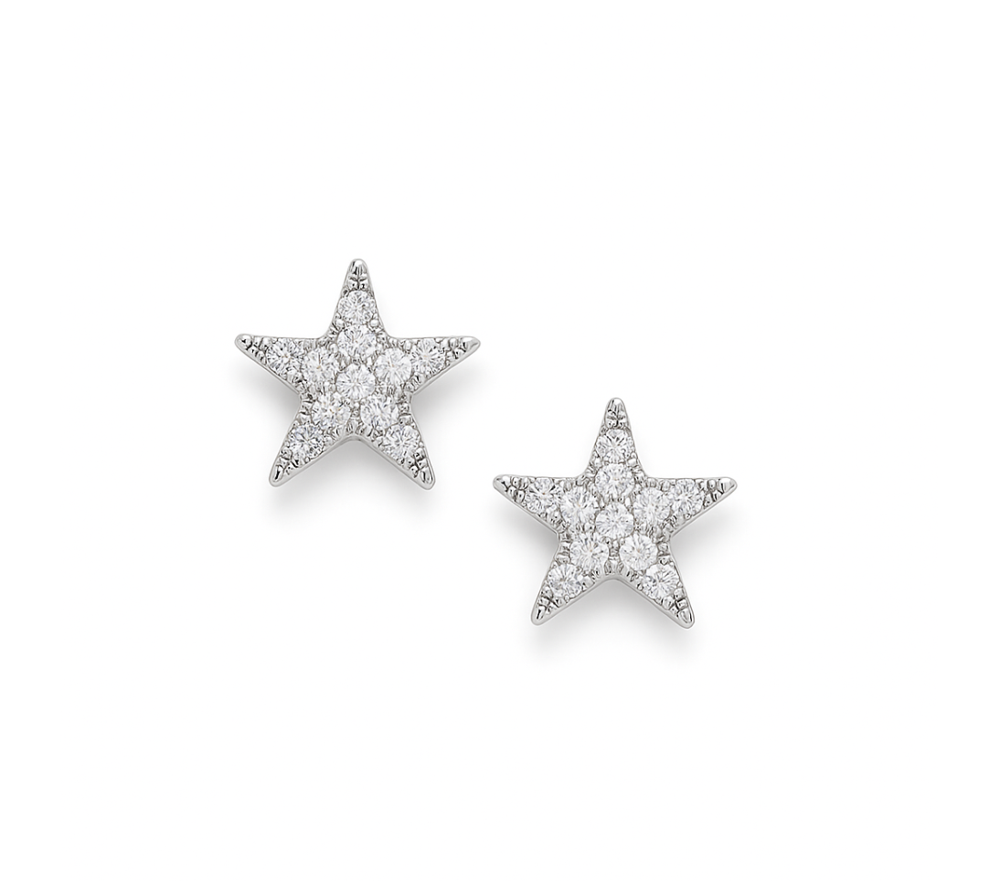 MINI DIAMOND STAR STUDS