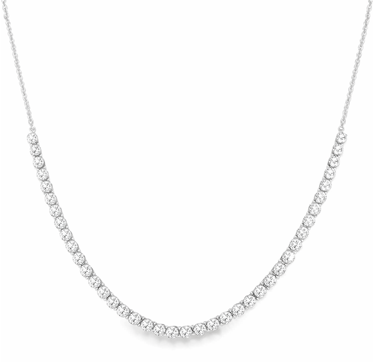 GRADUATED DIAMOND NECKLACE