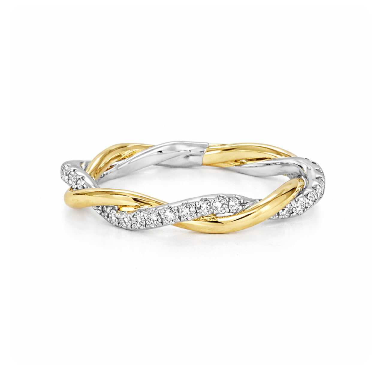 DIAMOND TWIST RING