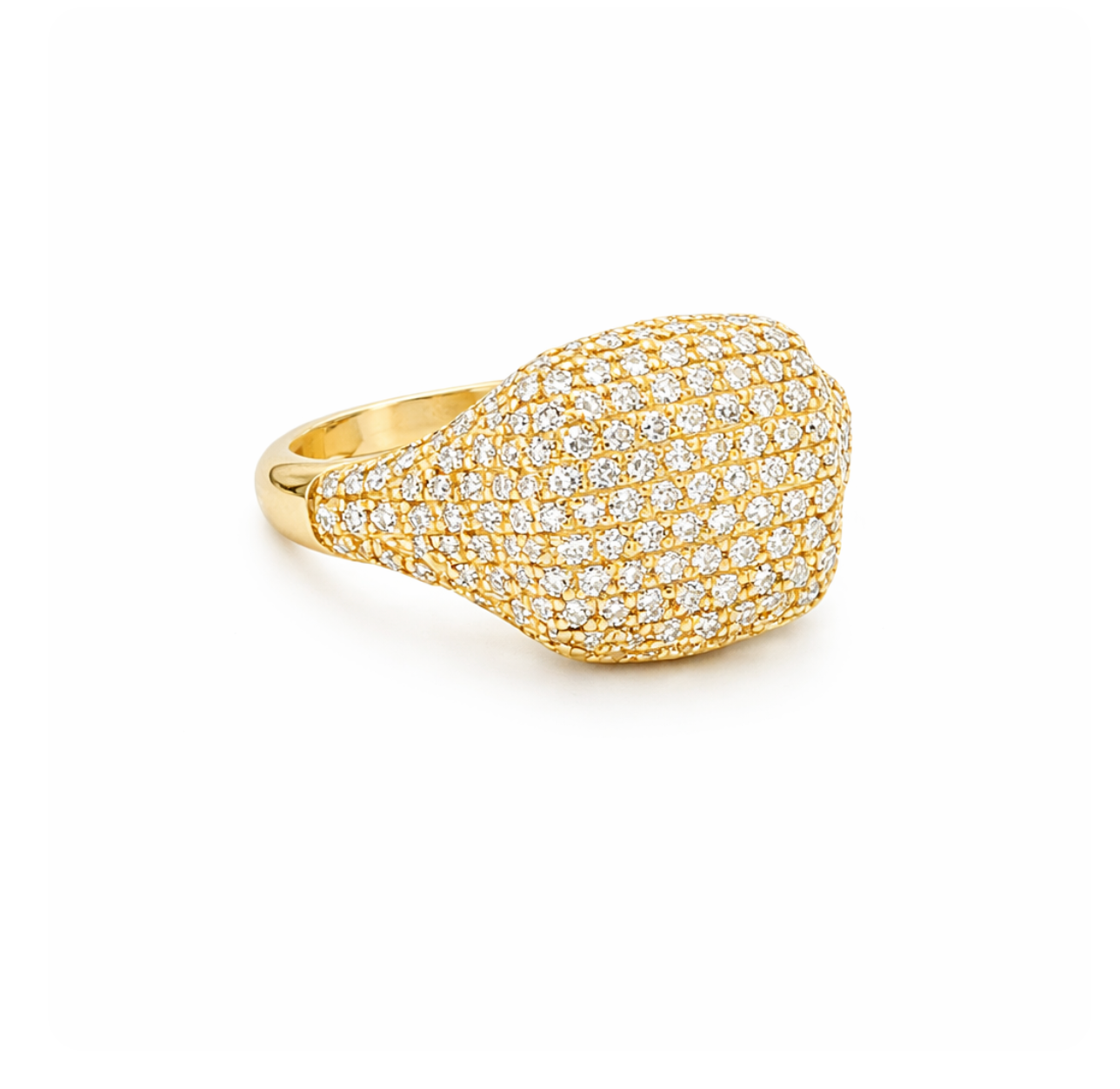 PAVÉ SIGNET RING