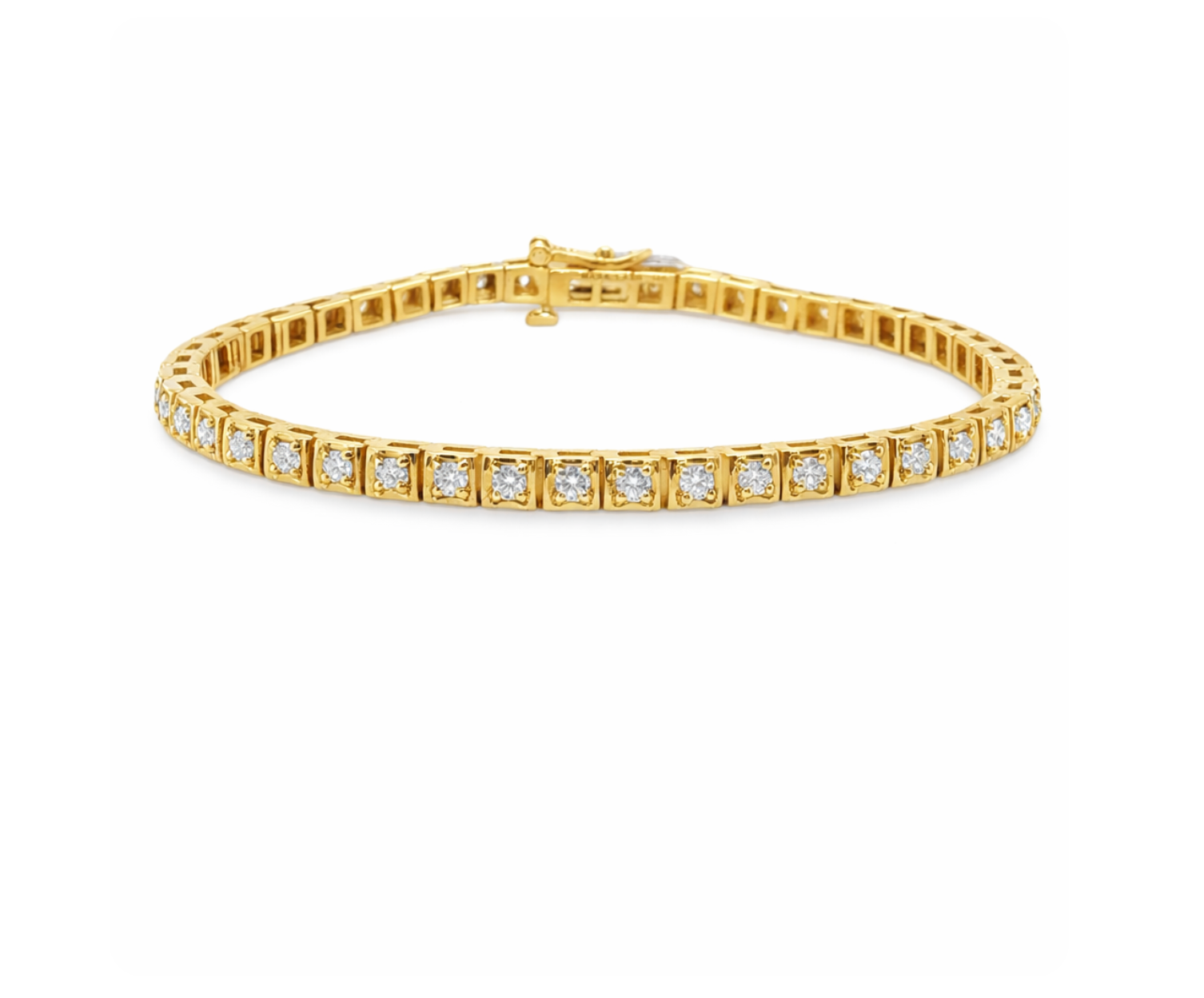 DIAMOND BEZEL SET BRACELET