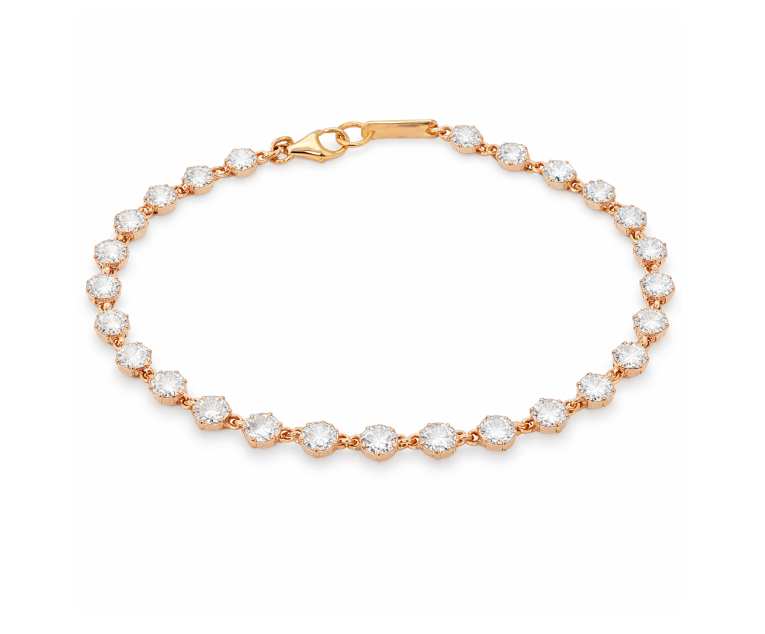 6 CLAW DIAMOND TENNIS BRACELET