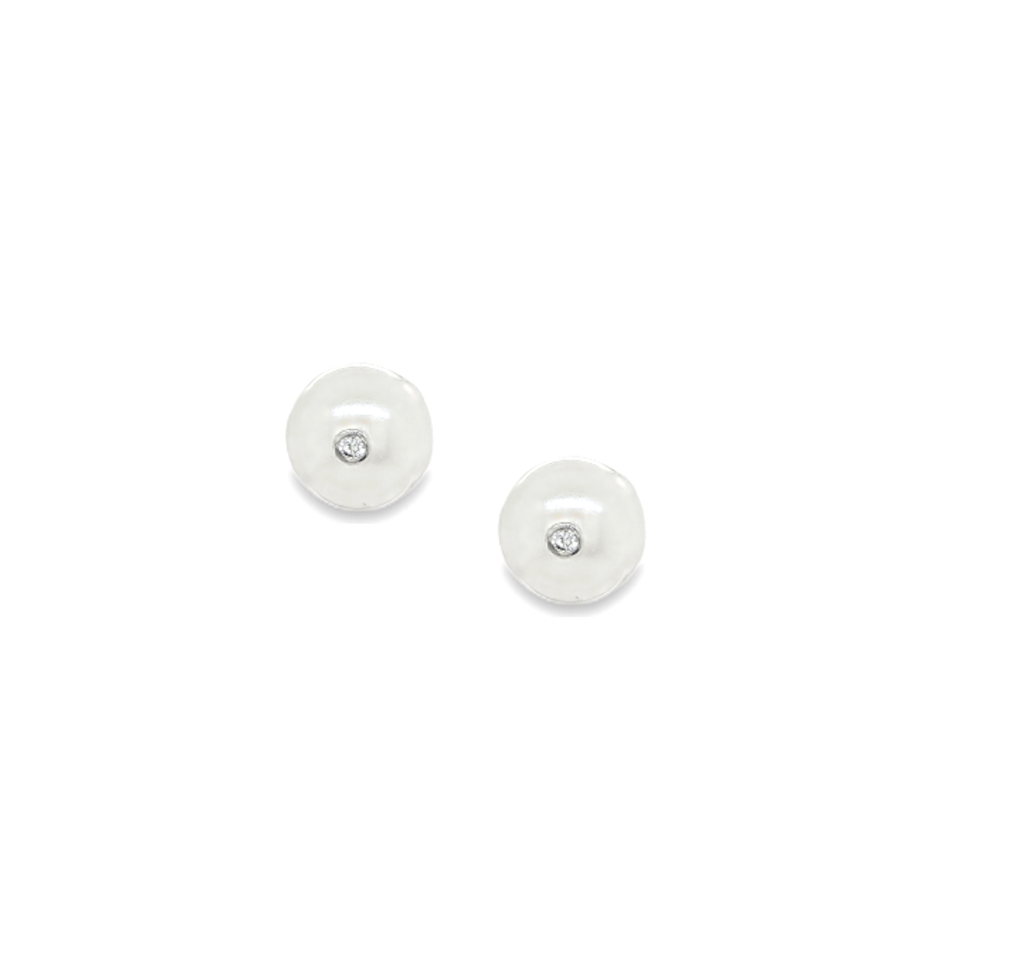 PEARL & DIAMOND STUDS