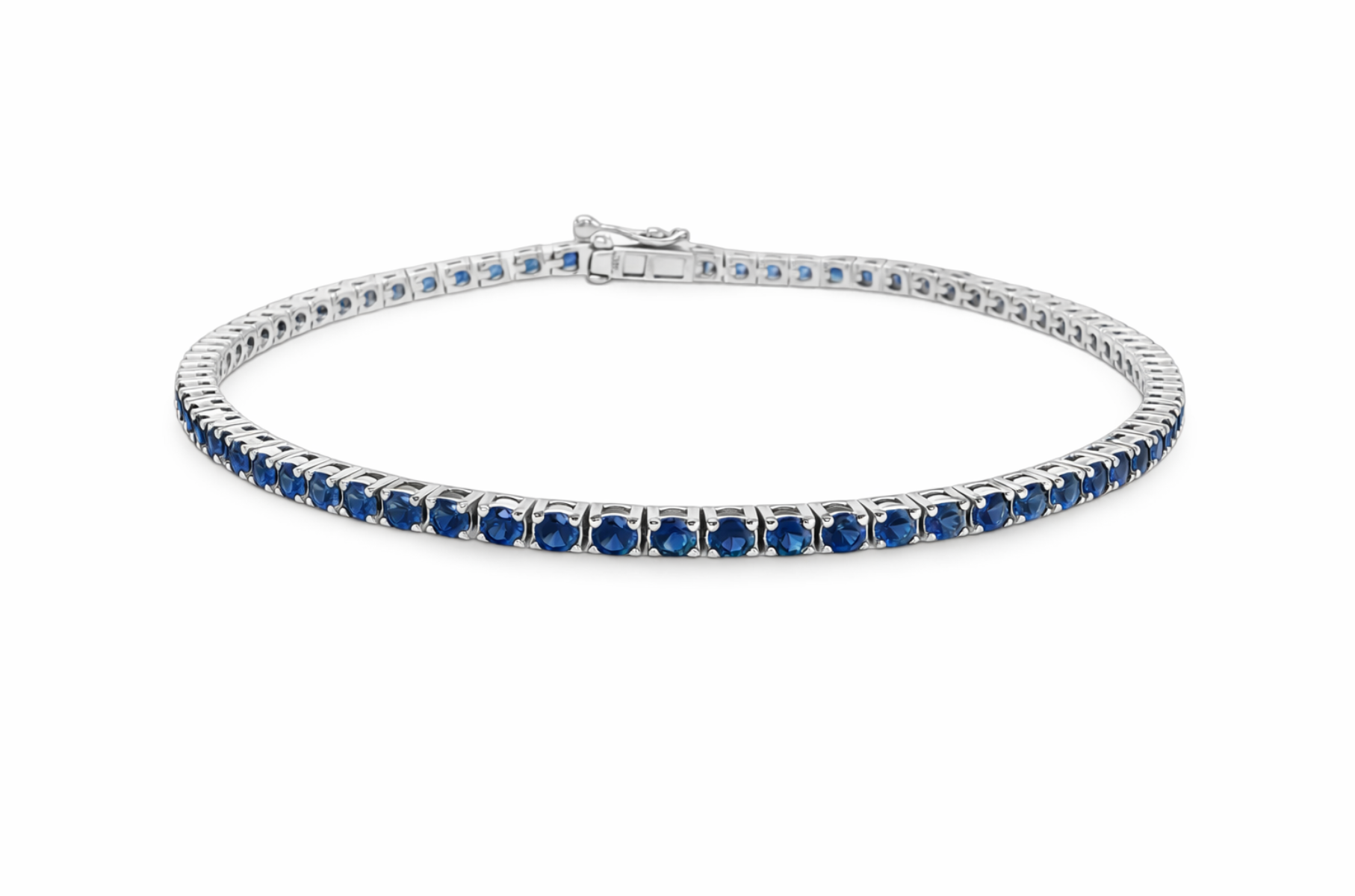 BLUE SAPPHIRE TENNIS BRACELET