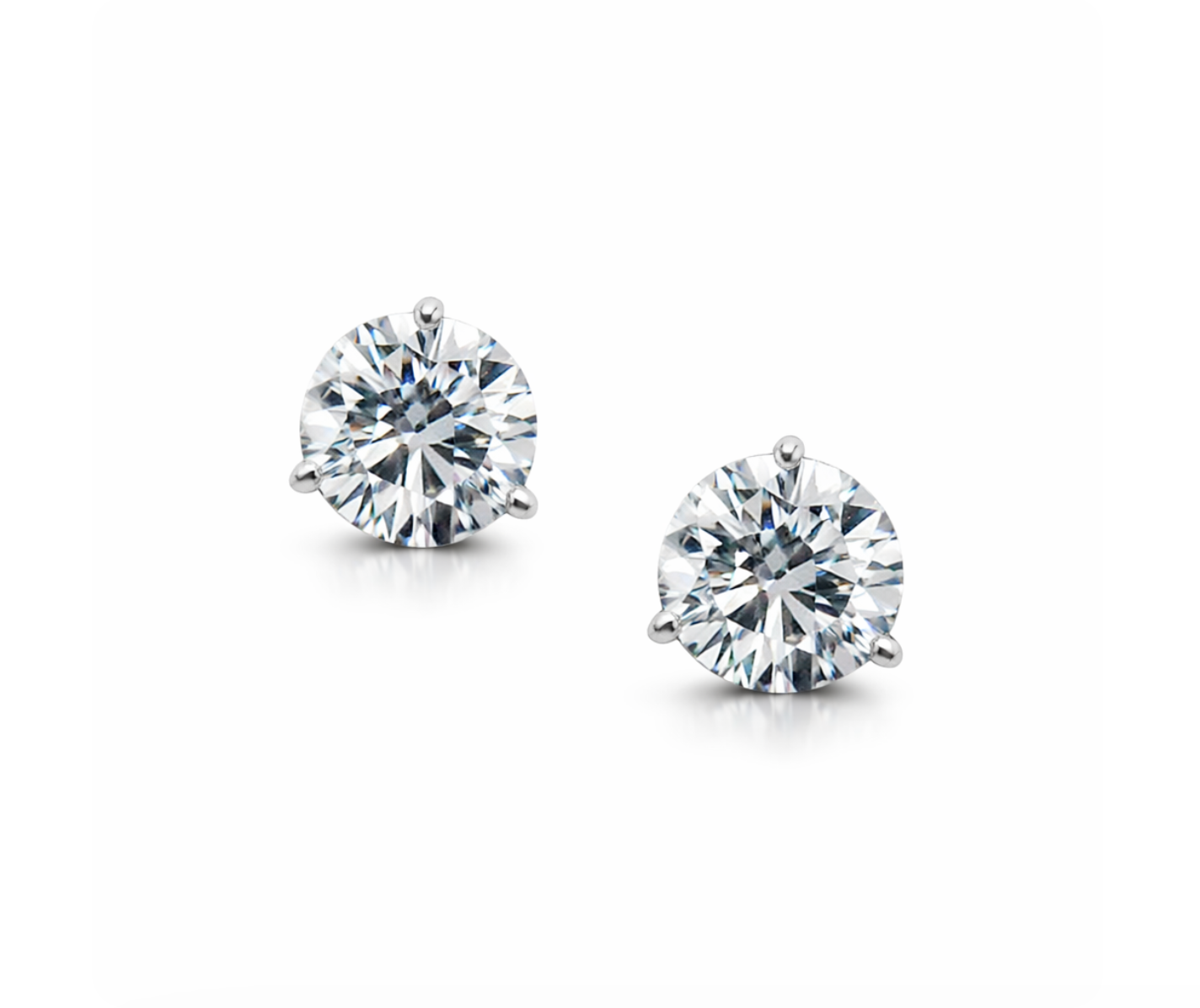 LAB DIAMOND STUDS
