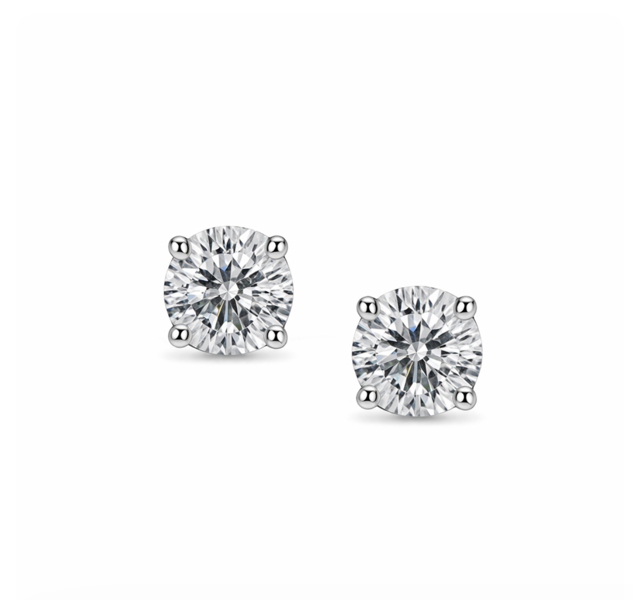 LAB DIAMOND STUDS WITH HIDDEN HALO