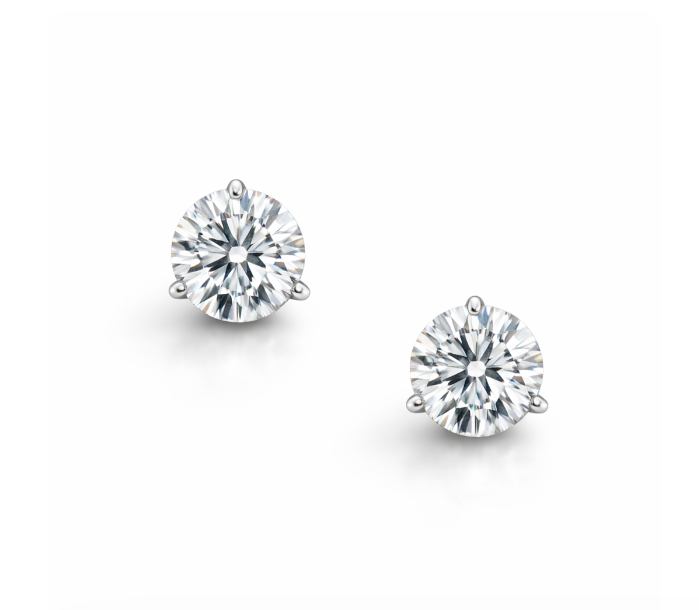 LAB DIAMOND STUDS