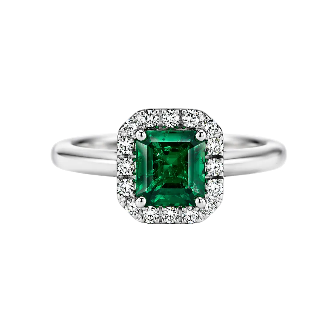 EMERALD & DIAMOND RING