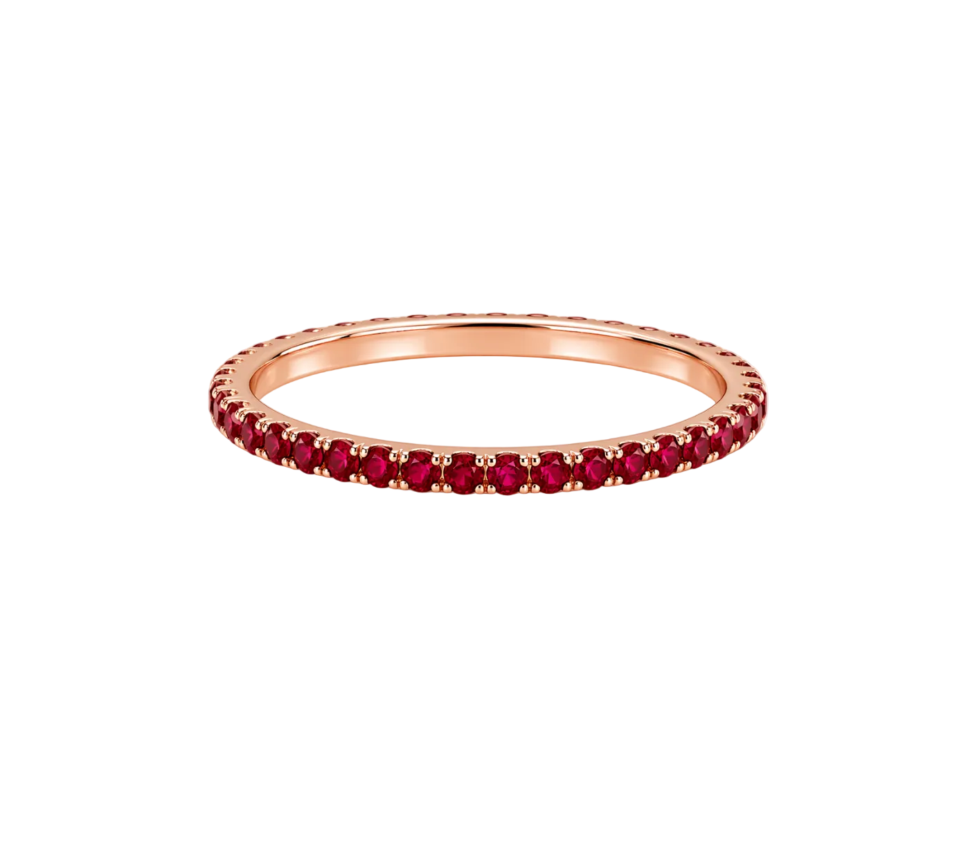 RUBY MICRO ETERNITY BAND RING