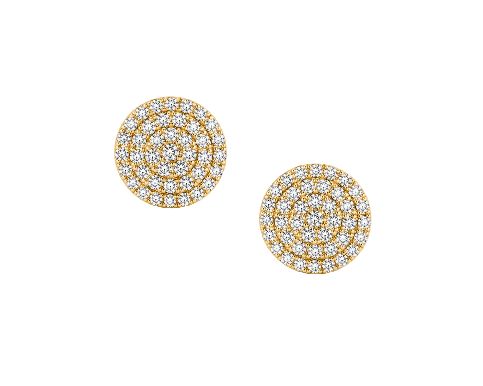 DIAMOND PAVÉ DISC STUDS