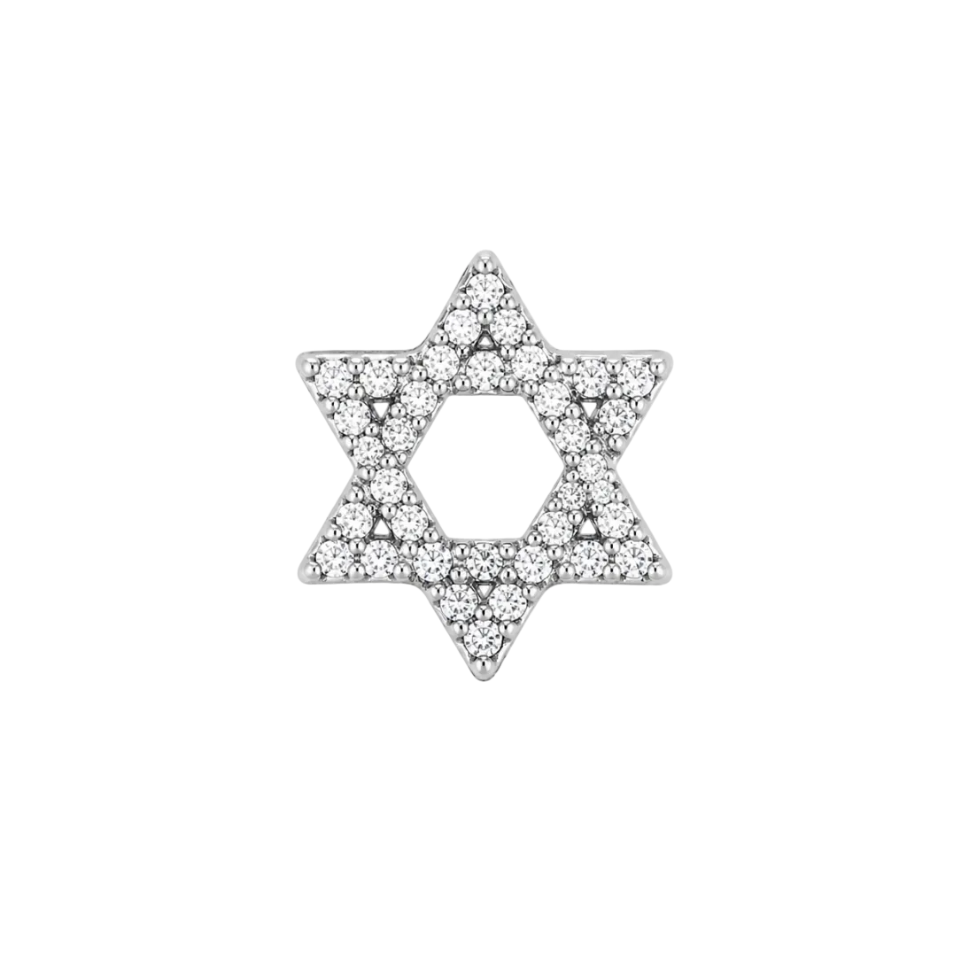 PAVÉ DIAMOND STAR OF DAVID CHARM