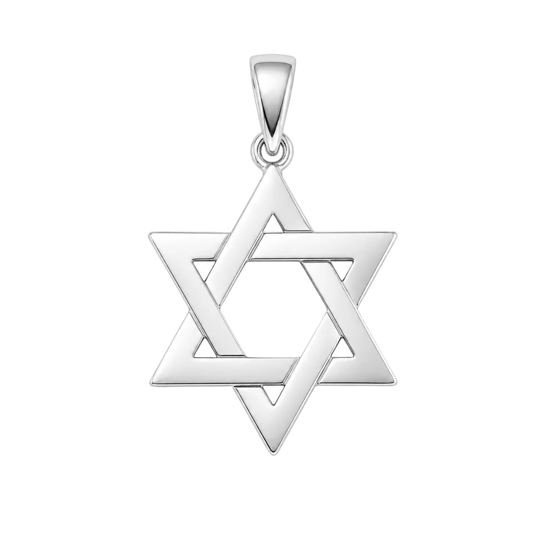 SILVER STAR OF DAVID CHARM