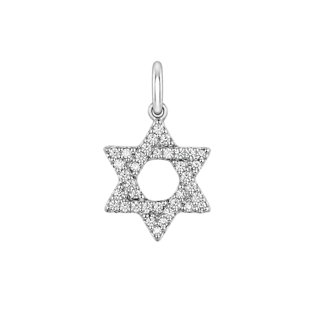 PAVÉ DIAMOND STAR OF DAVID CHARM