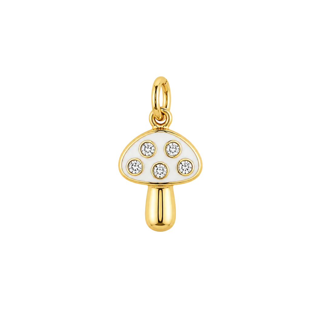 DIAMOND MUSHROOM CHARM