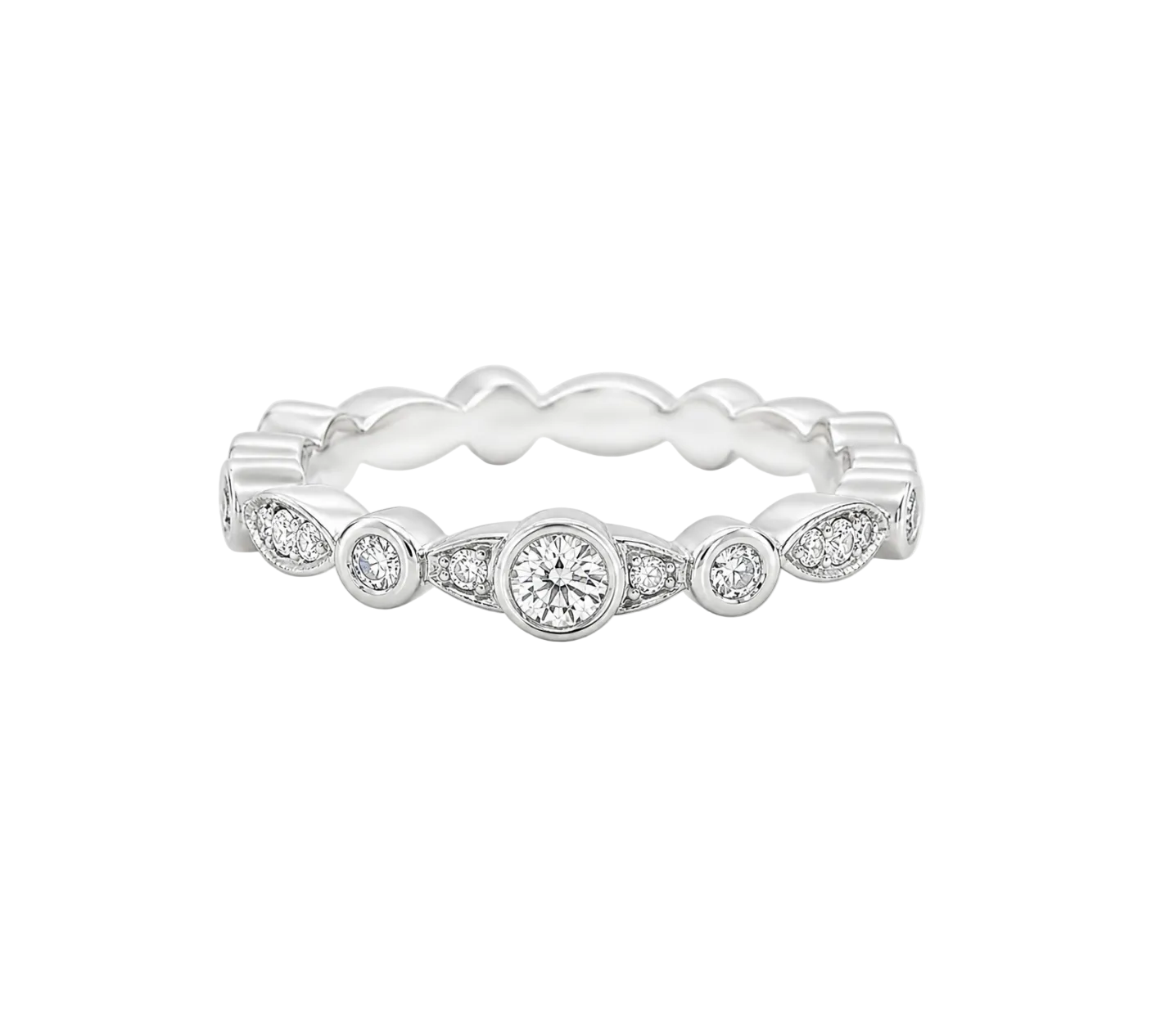 BEZEL DIAMOND BAND