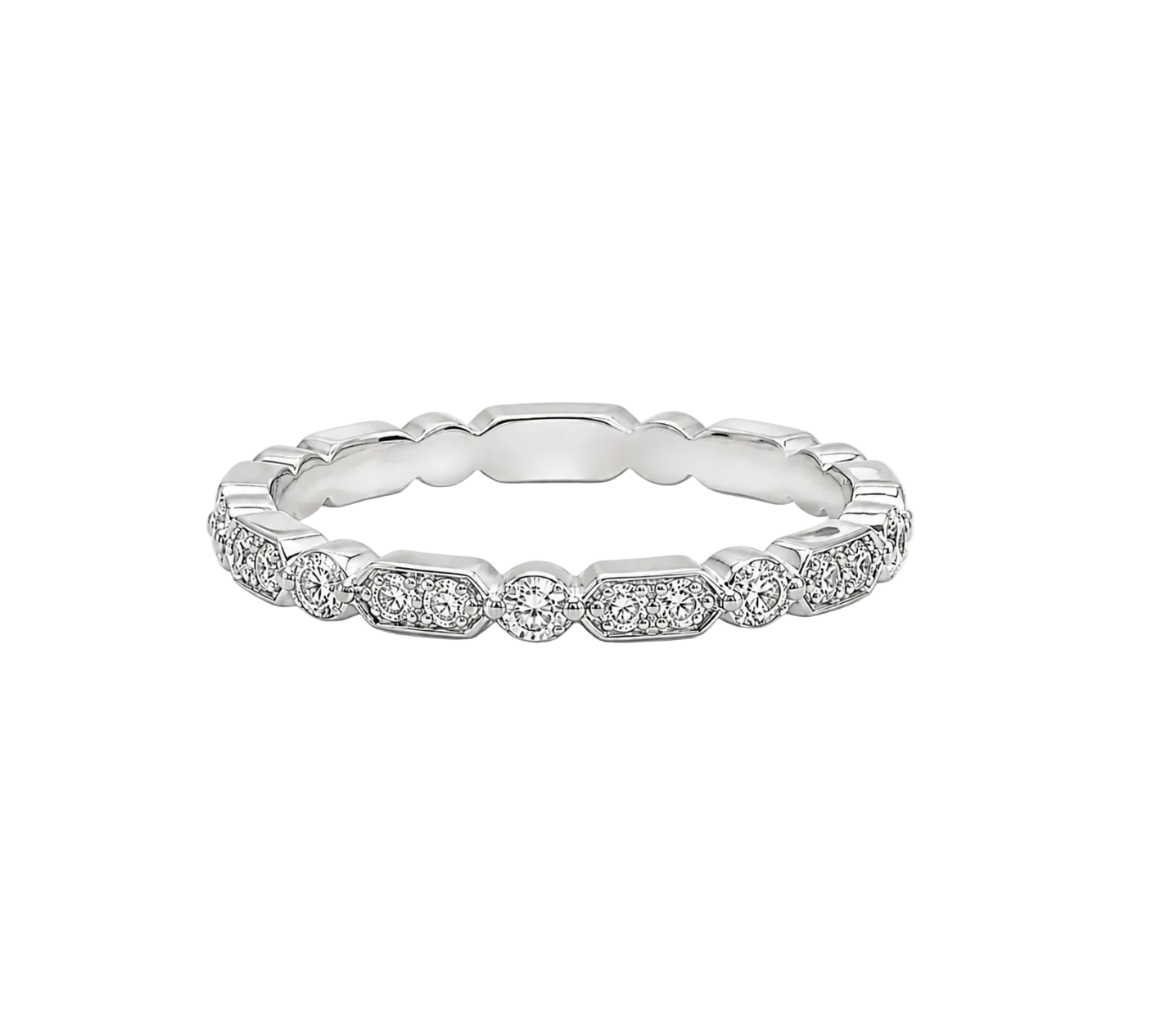 DIAMOND LINK ETERNITY RING