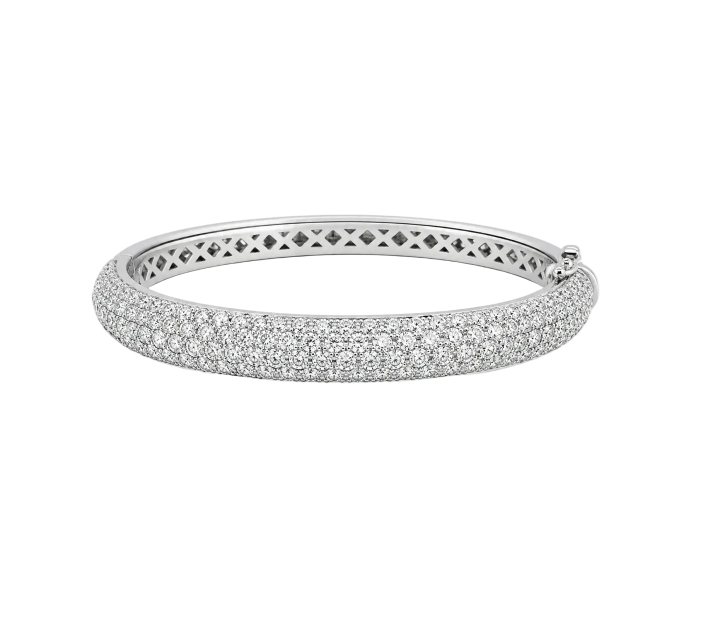 DOMED PAVÉ DIAMOND BANGLE