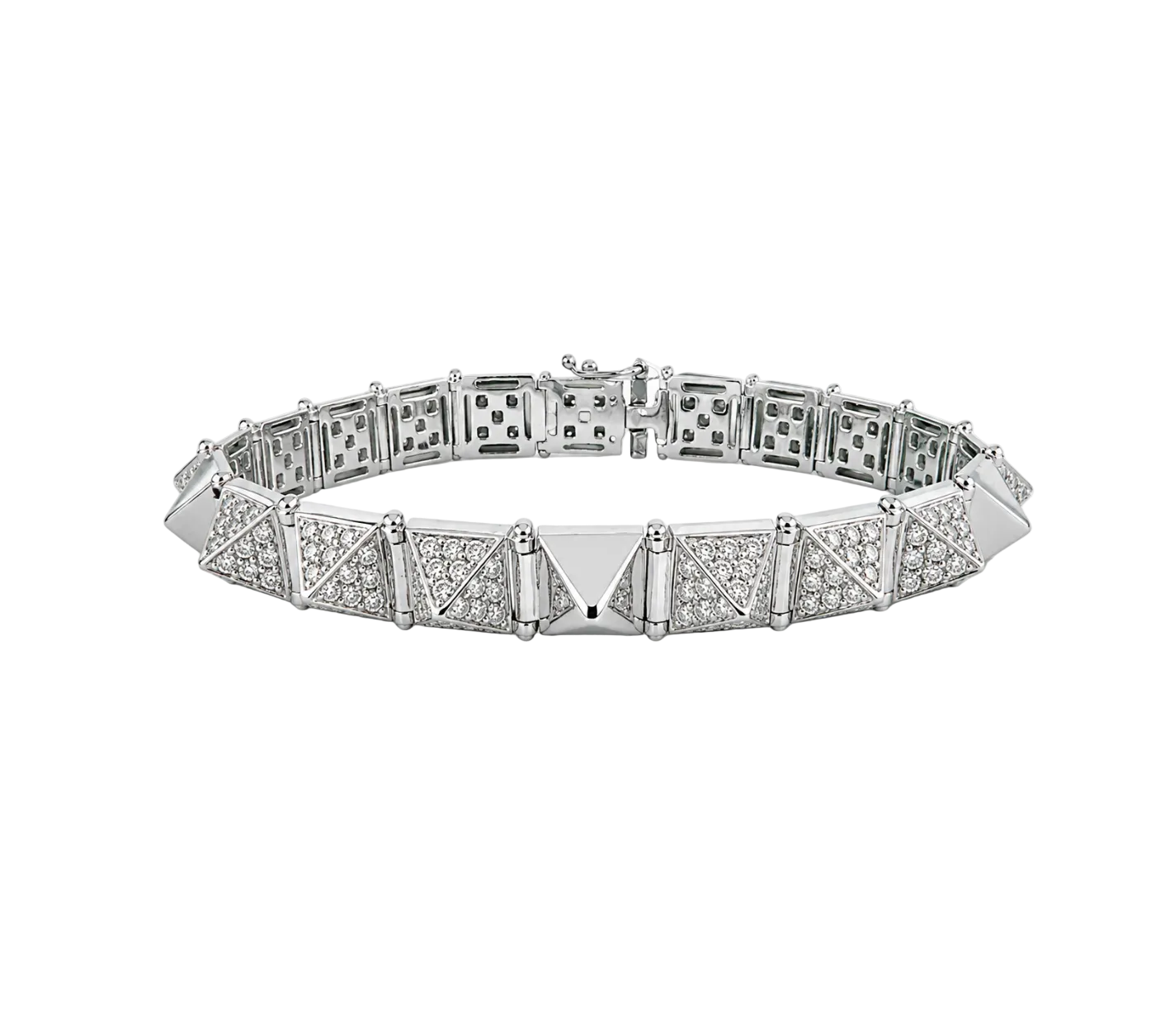 DIAMOND SECTION SPIKE BRACELET