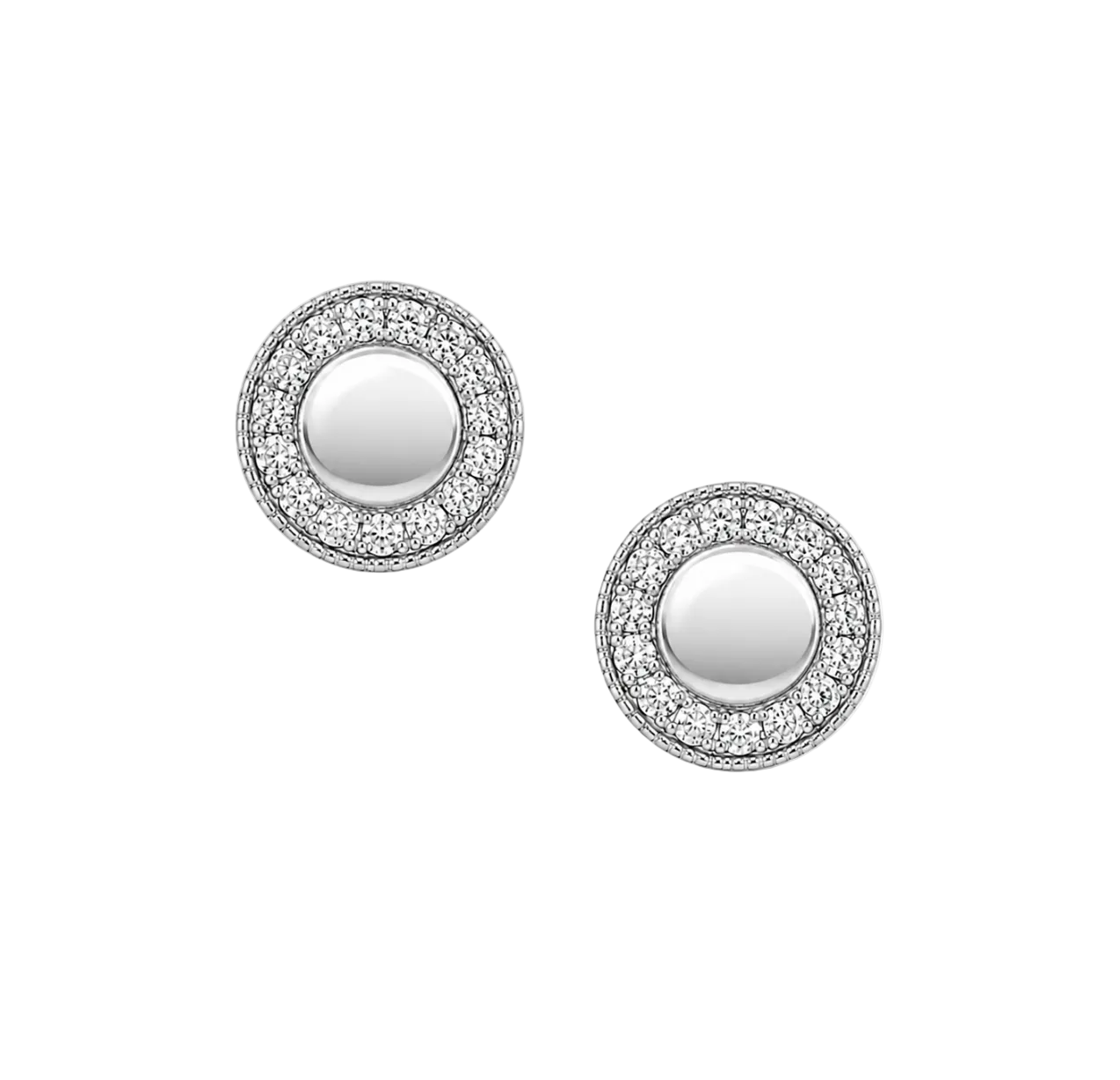 CZ HALO STUDS
